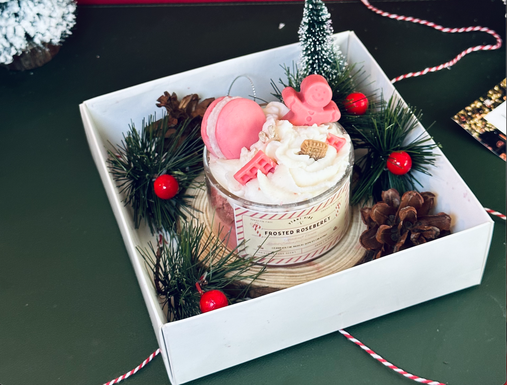 Frosted Roseberry Candle Set ( Rósy) | 250G