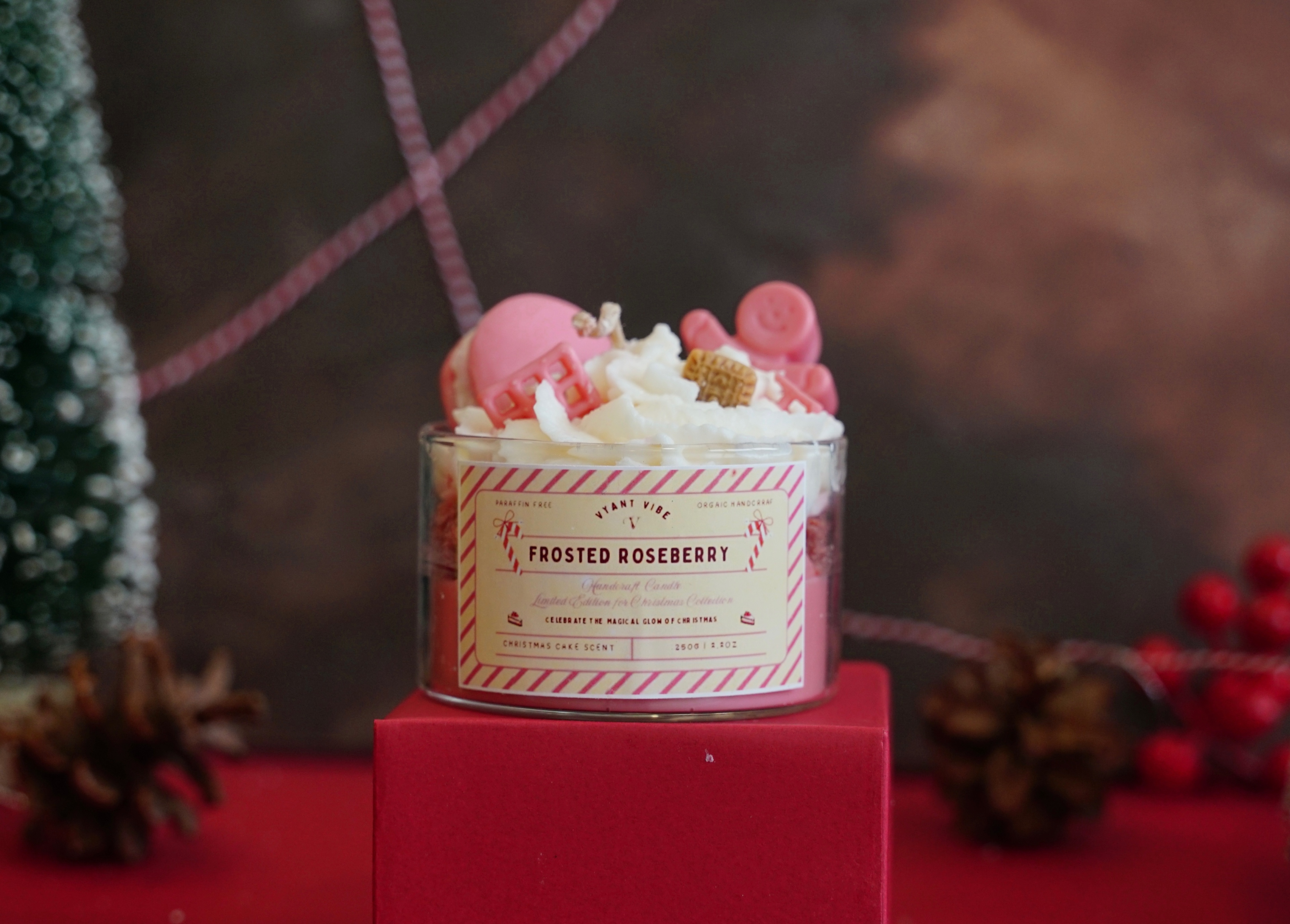 Frosted Roseberry Candle Set ( Rósy) | 250G