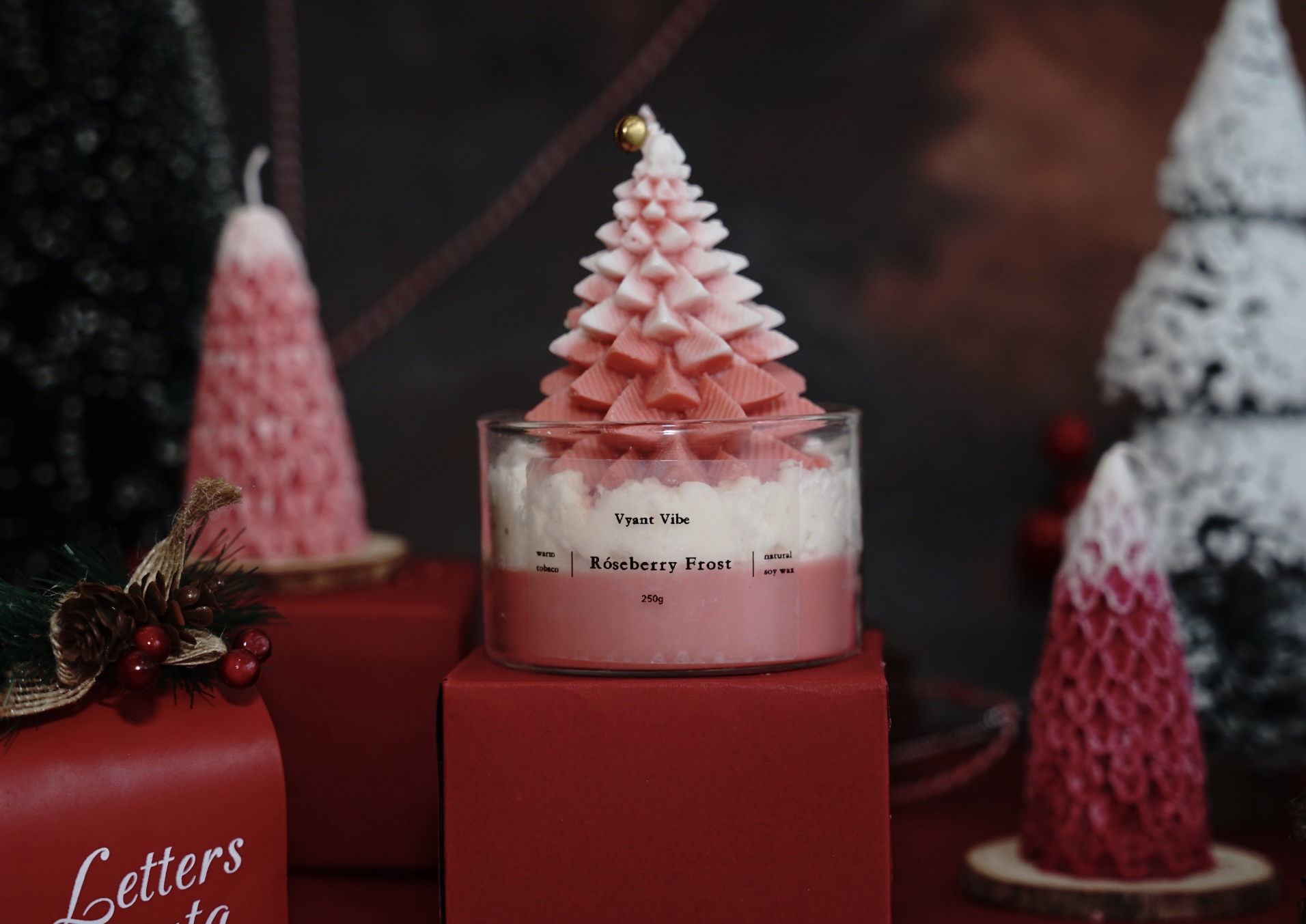 Roséberry Frost Candle Set ( Rósy)