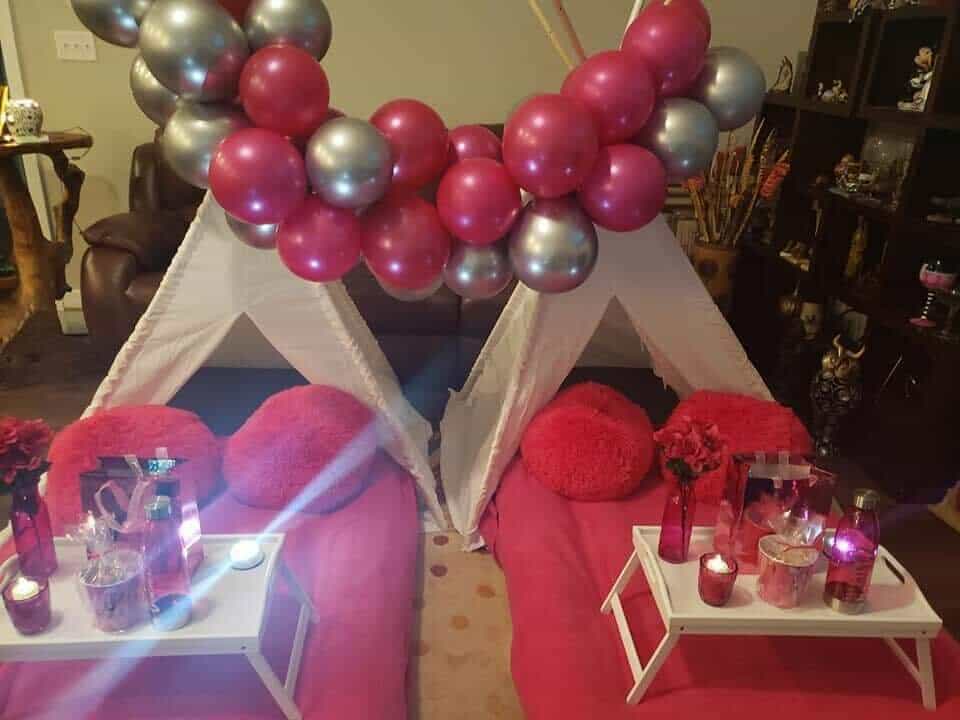 Kids Indoor Sleepover Teepee Party