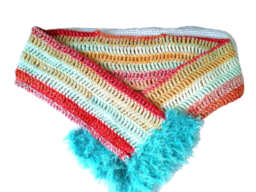 Handmade Colorful Crochet Long Sleeve Bolero