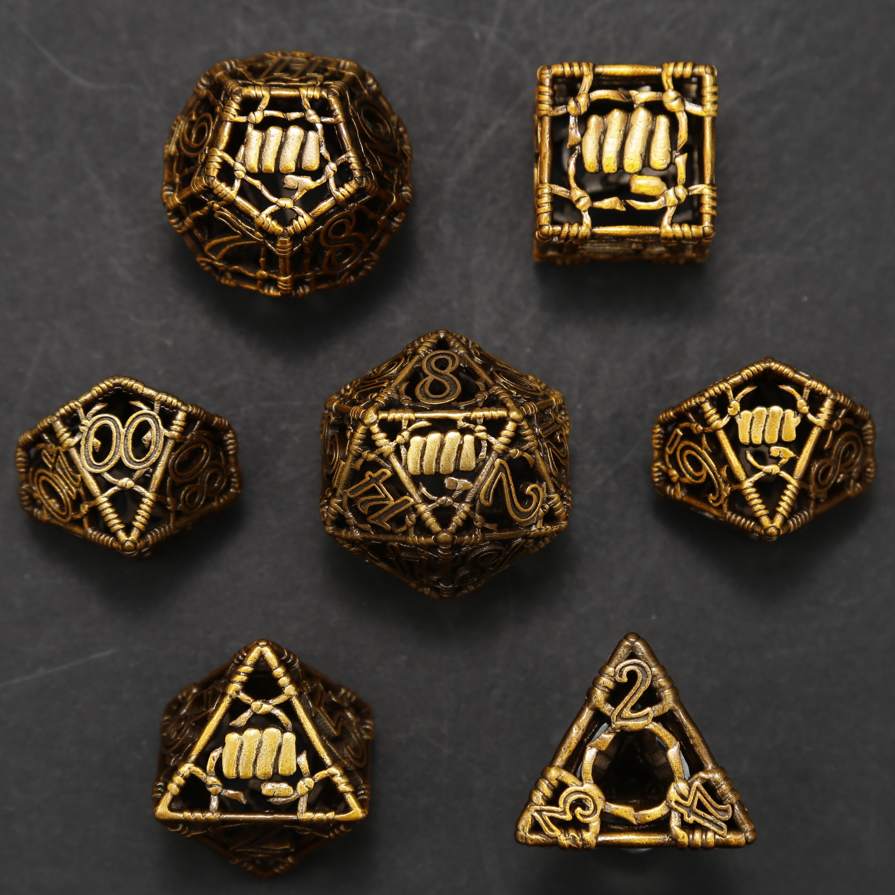 Arsenal Class Dice - Monk Cage Dice Set