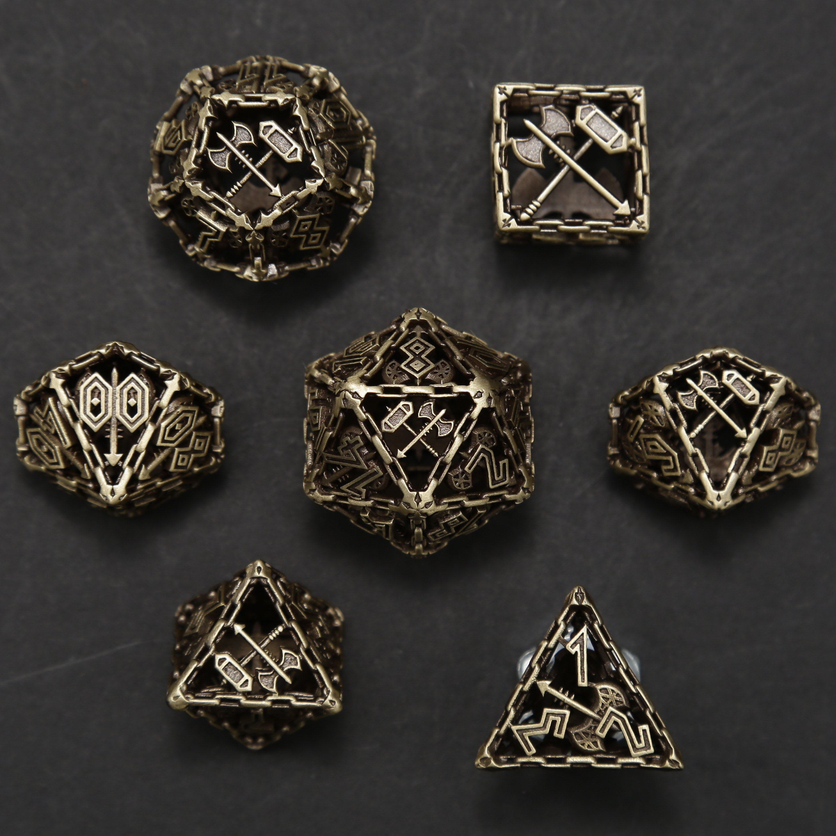 Arsenal Class Dice - Barbarian Cage Dice Set