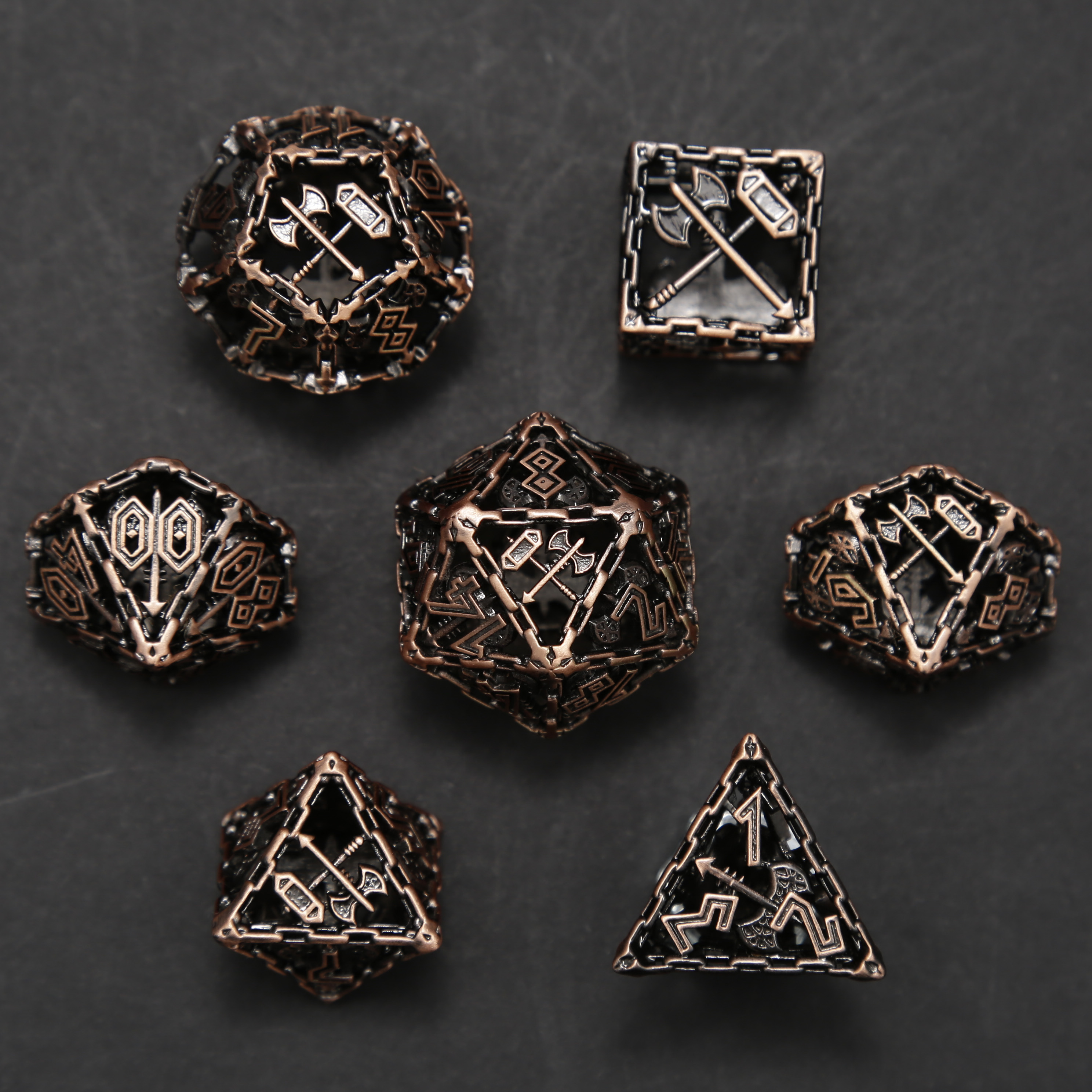 Arsenal Class Dice - Barbarian Cage Dice Set