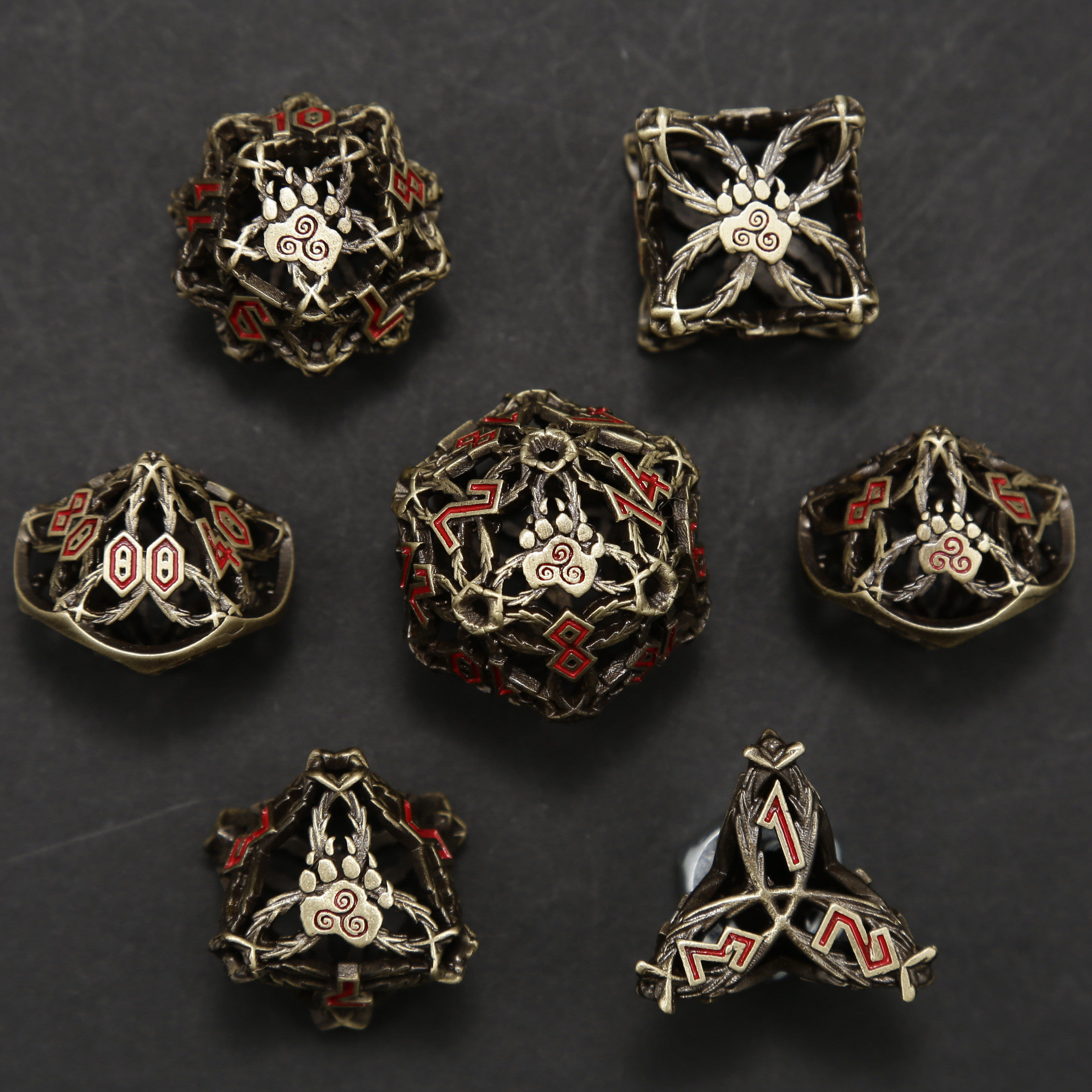Arsenal Class Dice - Druid Cage Dice Set
