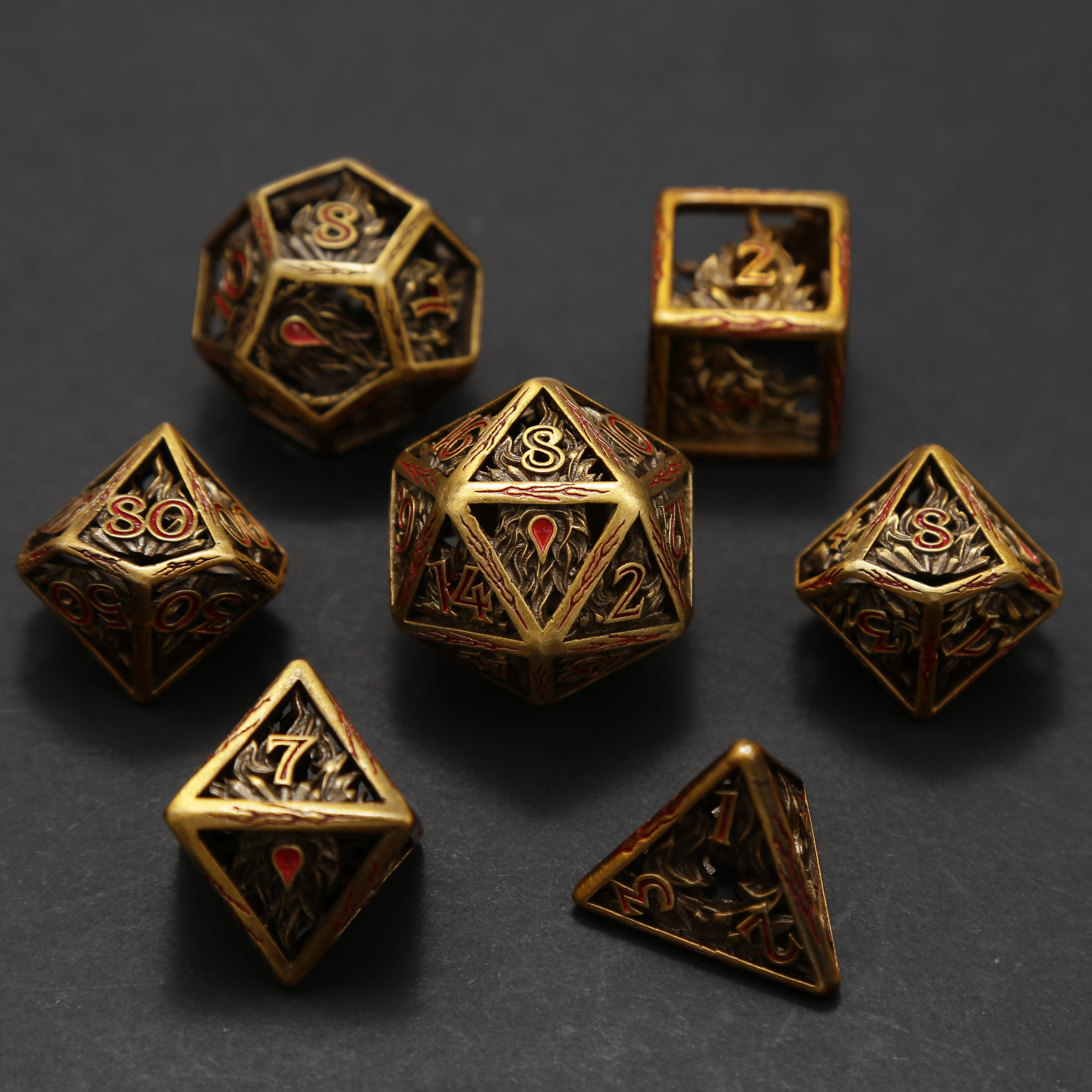 Arsenal Class Dice - Sorcerer Cage Dice Set