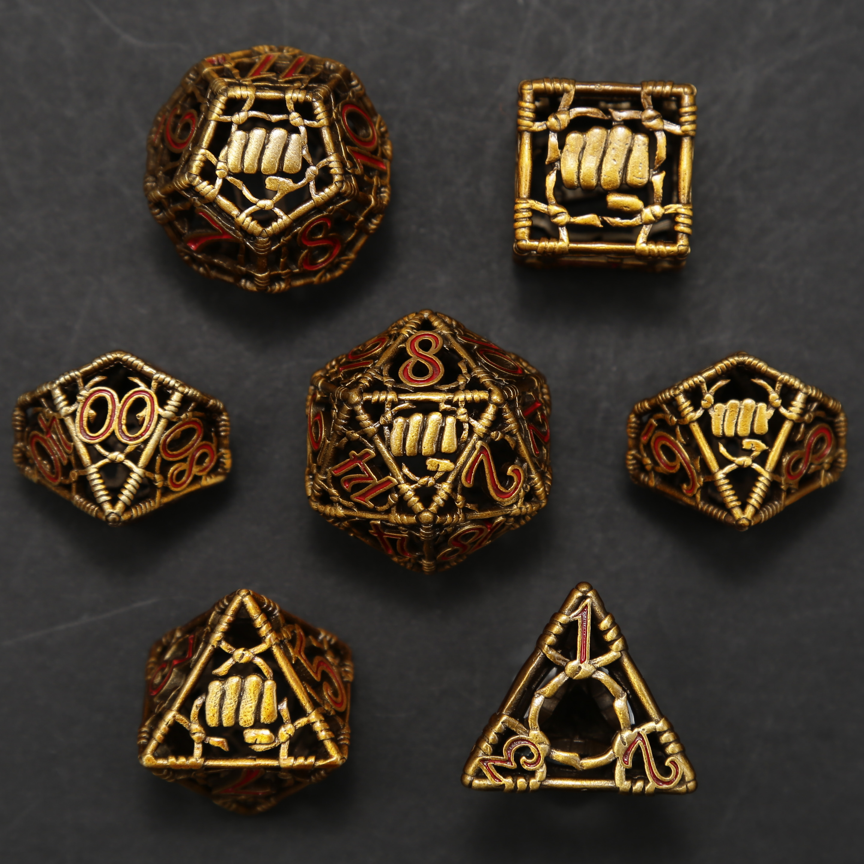 Arsenal Class Dice - Monk Cage Dice Set