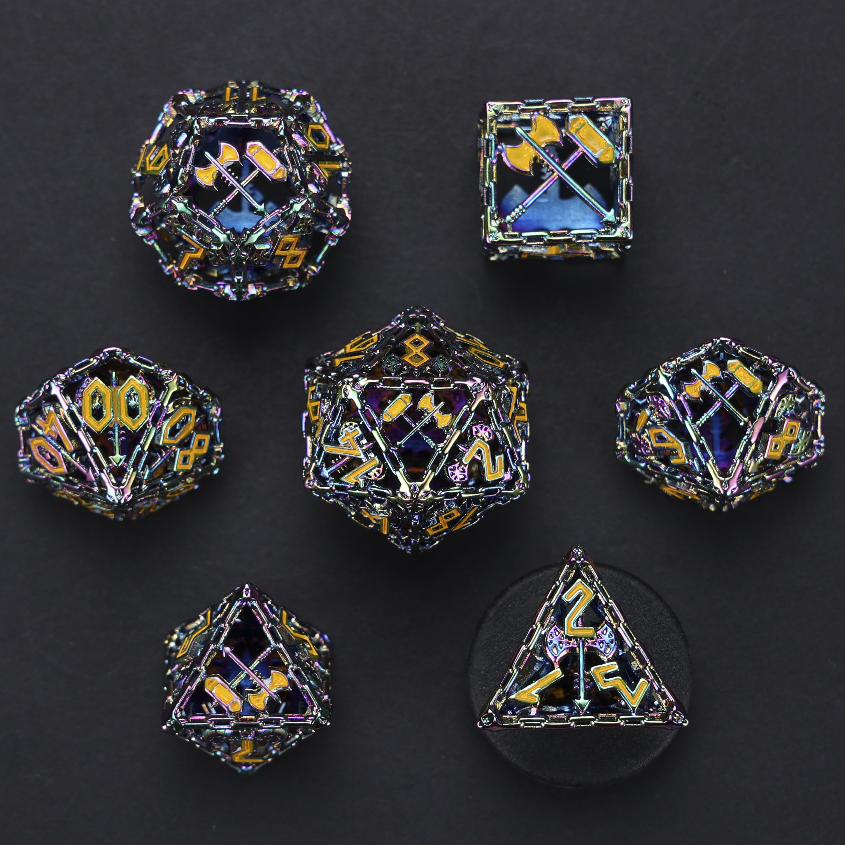 Arsenal Class Dice - Barbarian Cage Dice Set