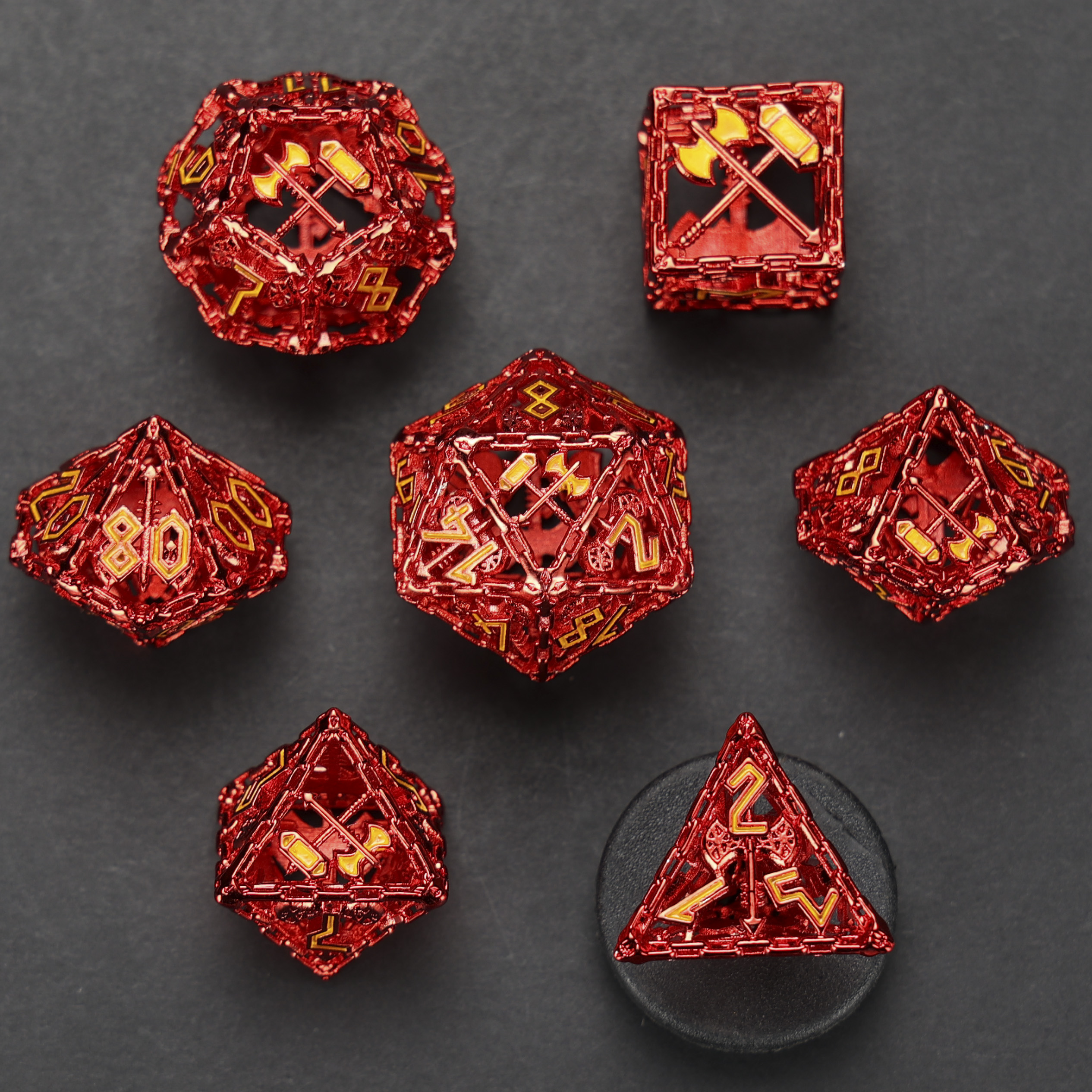 Arsenal Class Dice - Barbarian Cage Dice Set