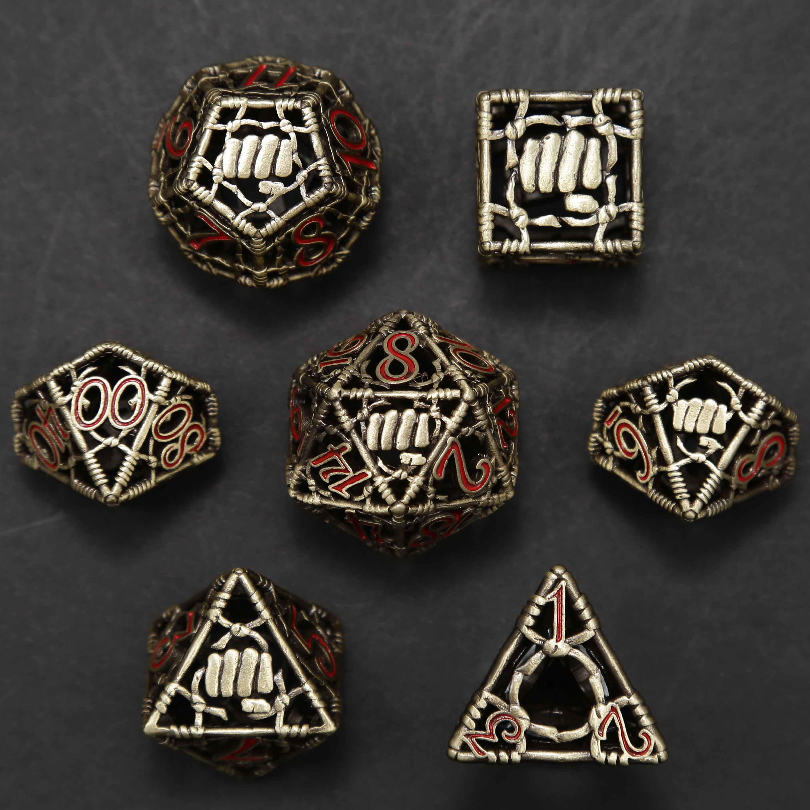 Arsenal Class Dice - Monk Cage Dice Set