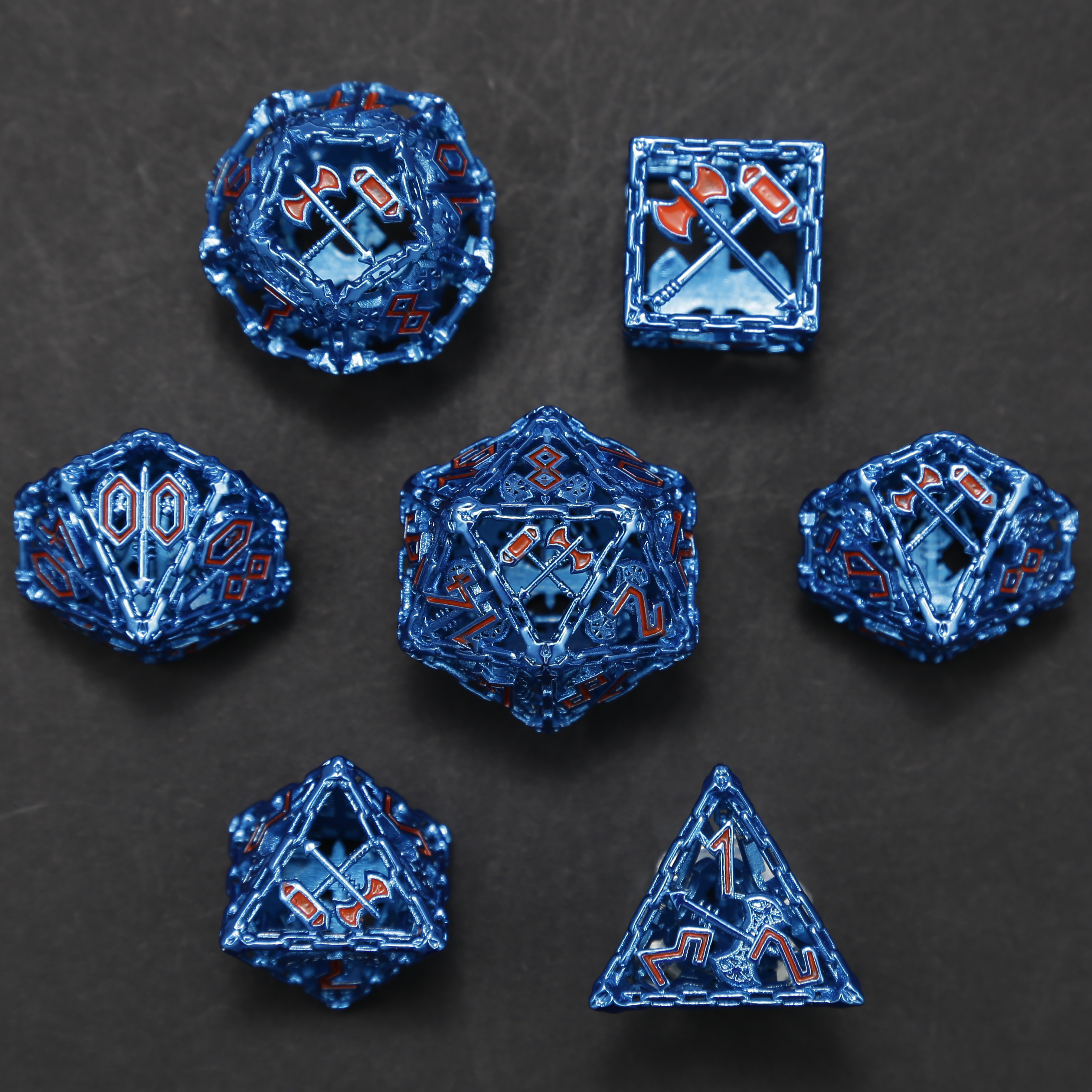 Arsenal Class Dice - Barbarian Cage Dice Set