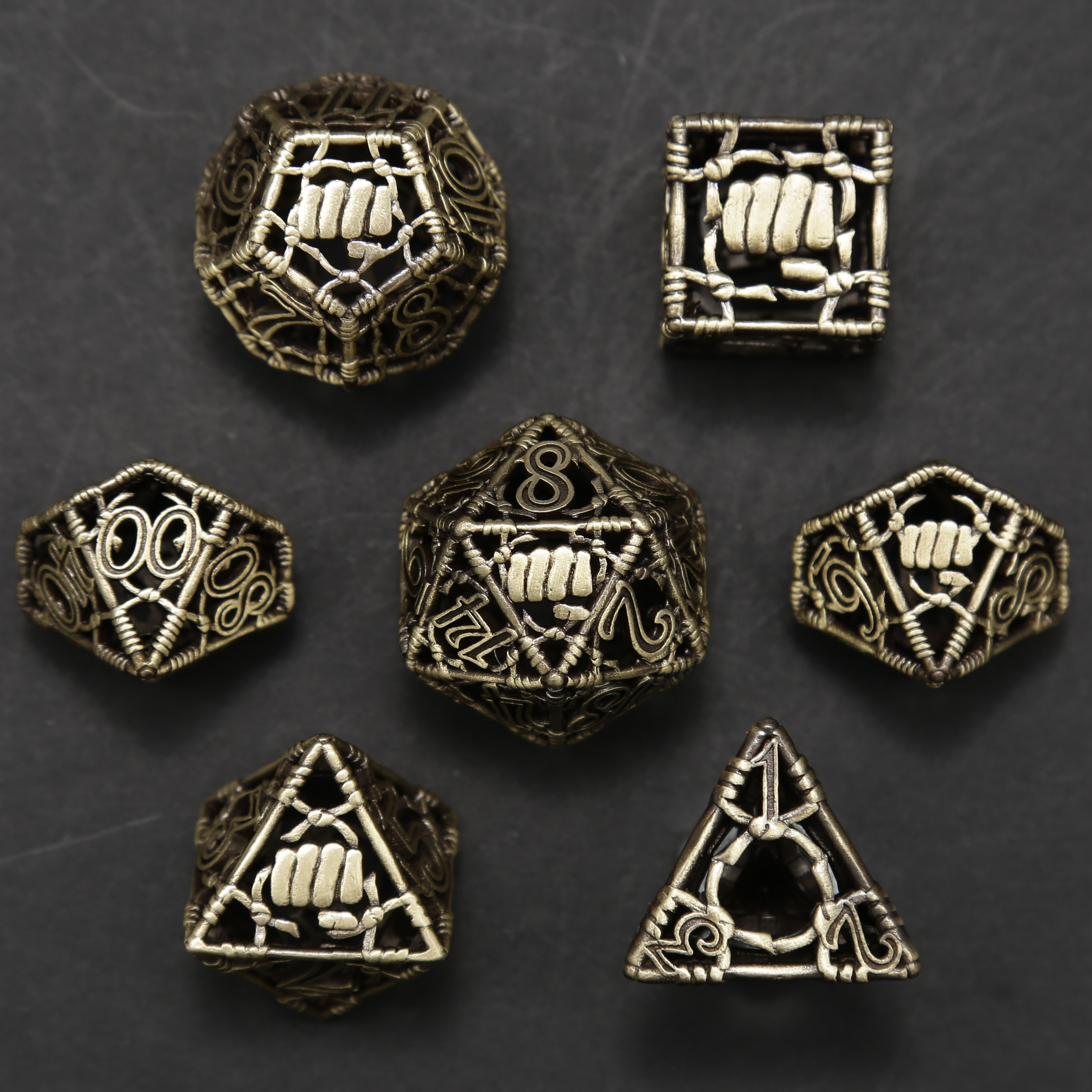 Arsenal Class Dice - Monk Cage Dice Set