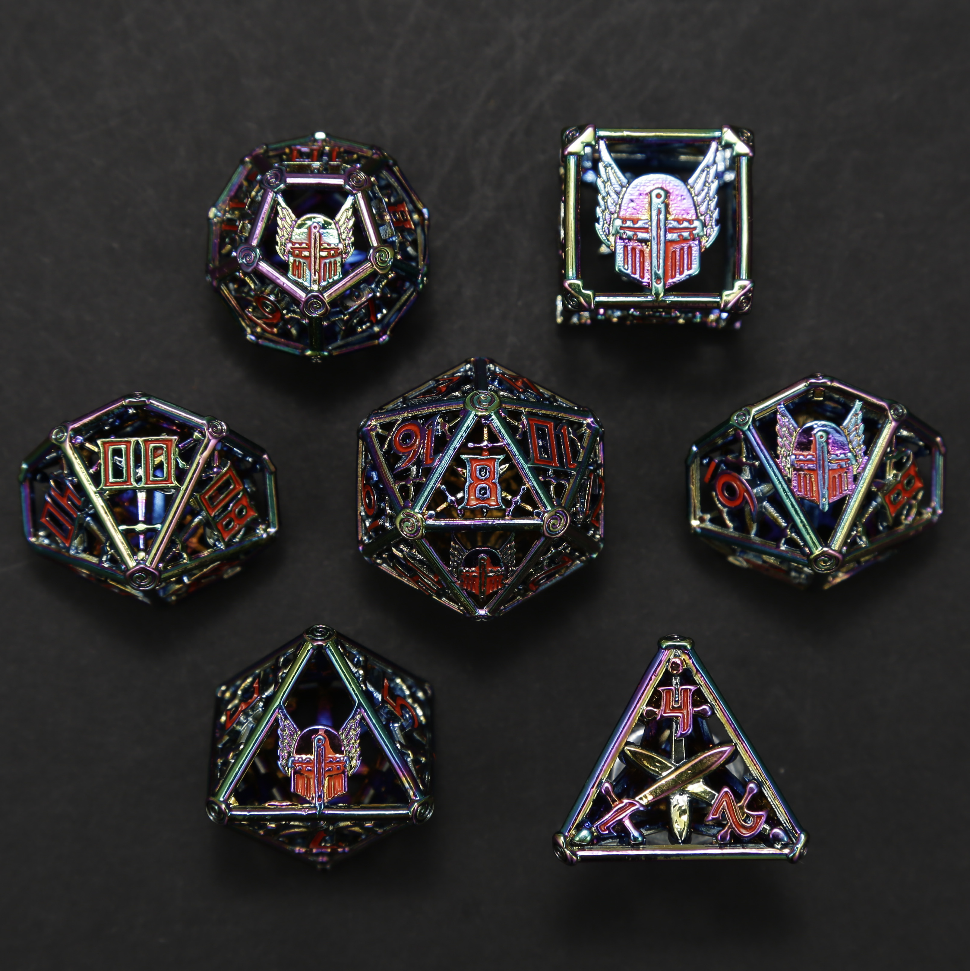 Arsenal Class Dice - Paladin Cage Dice Set
