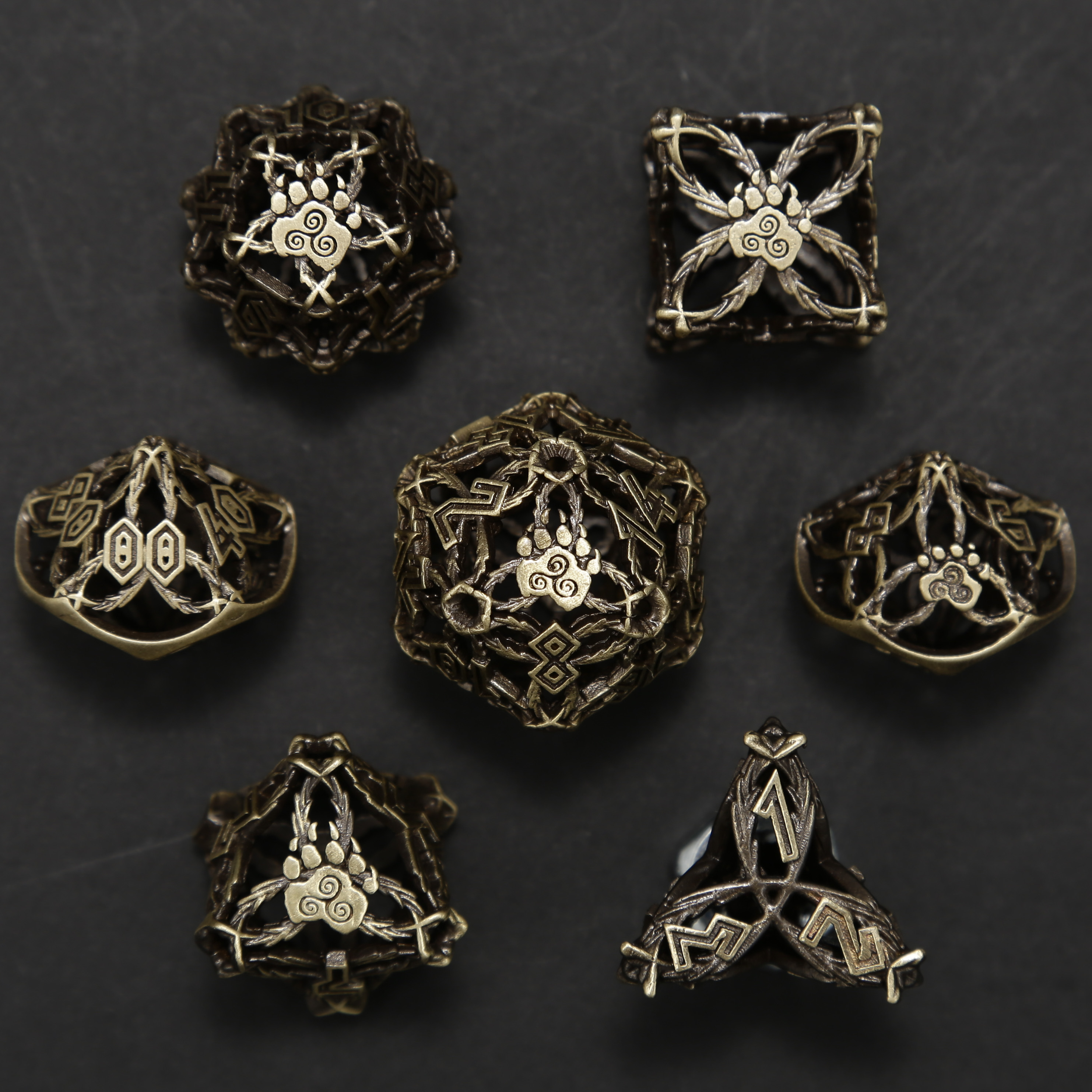 Arsenal Class Dice - Druid Cage Dice Set