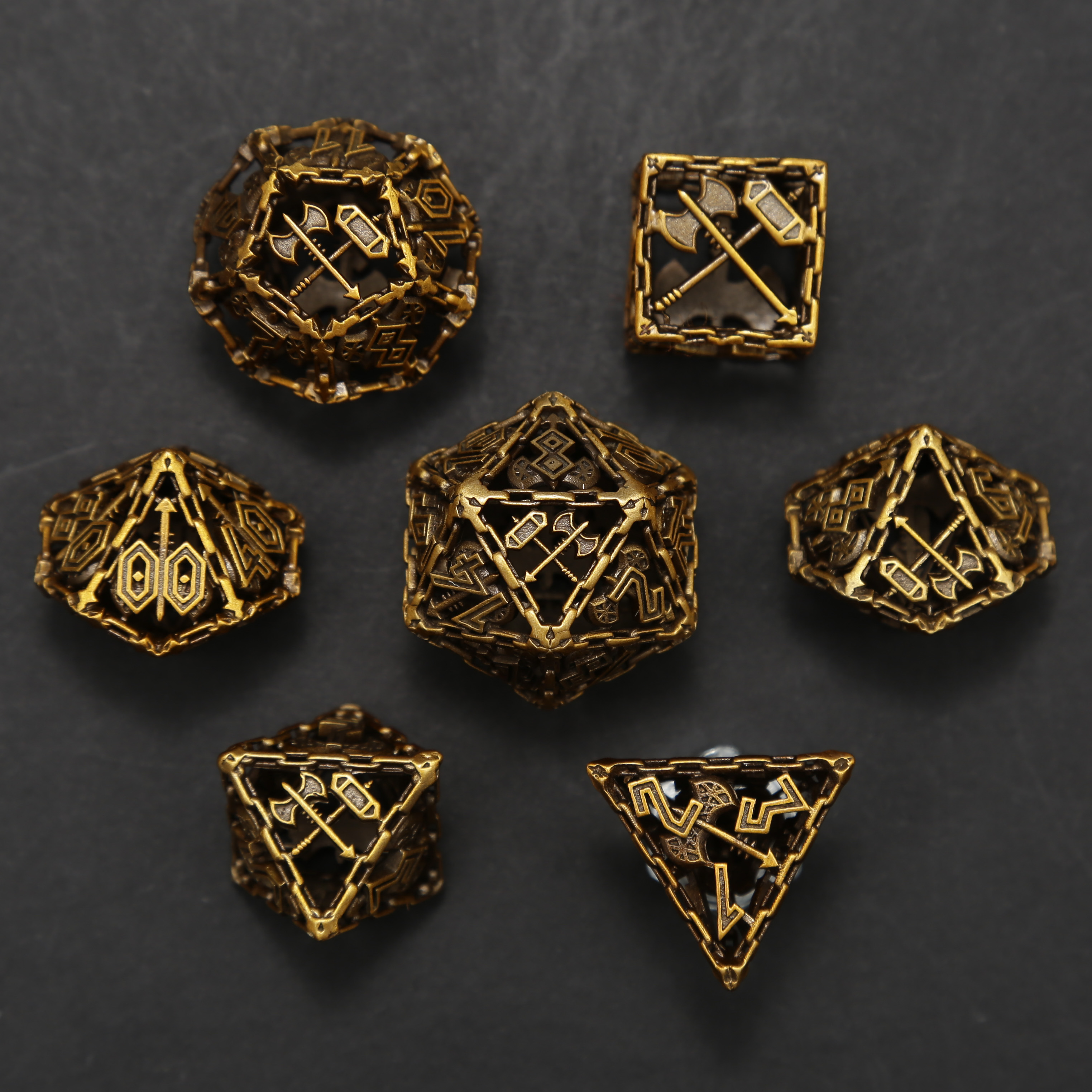 Arsenal Class Dice - Barbarian Cage Dice Set