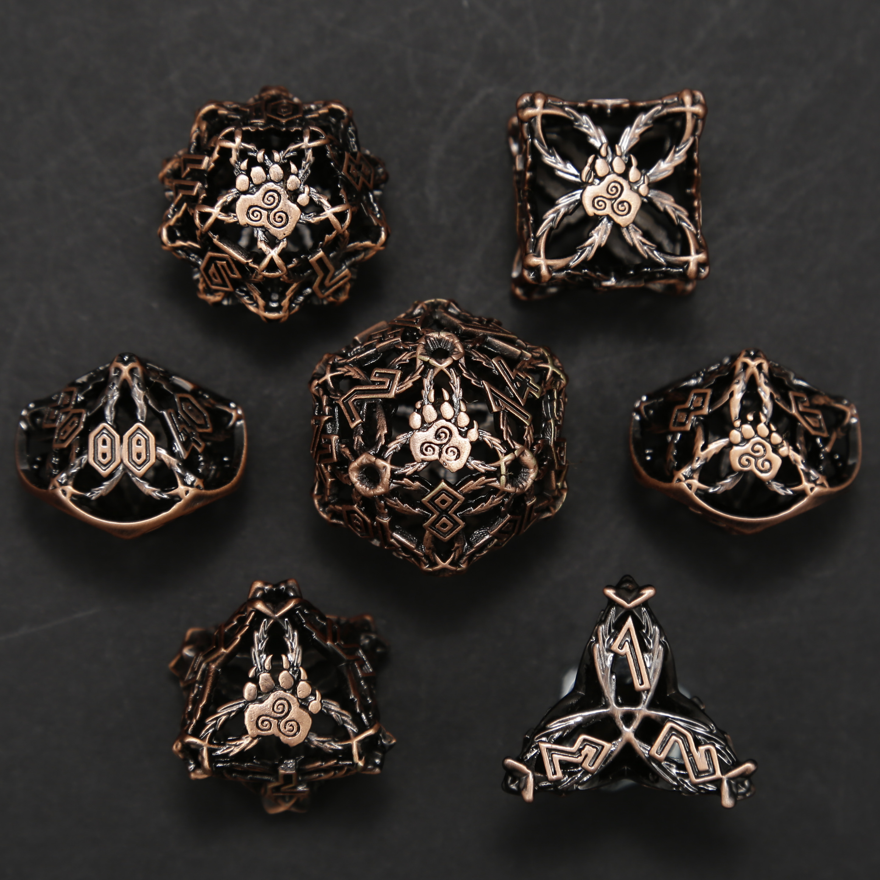 Arsenal Class Dice - Druid Cage Dice Set