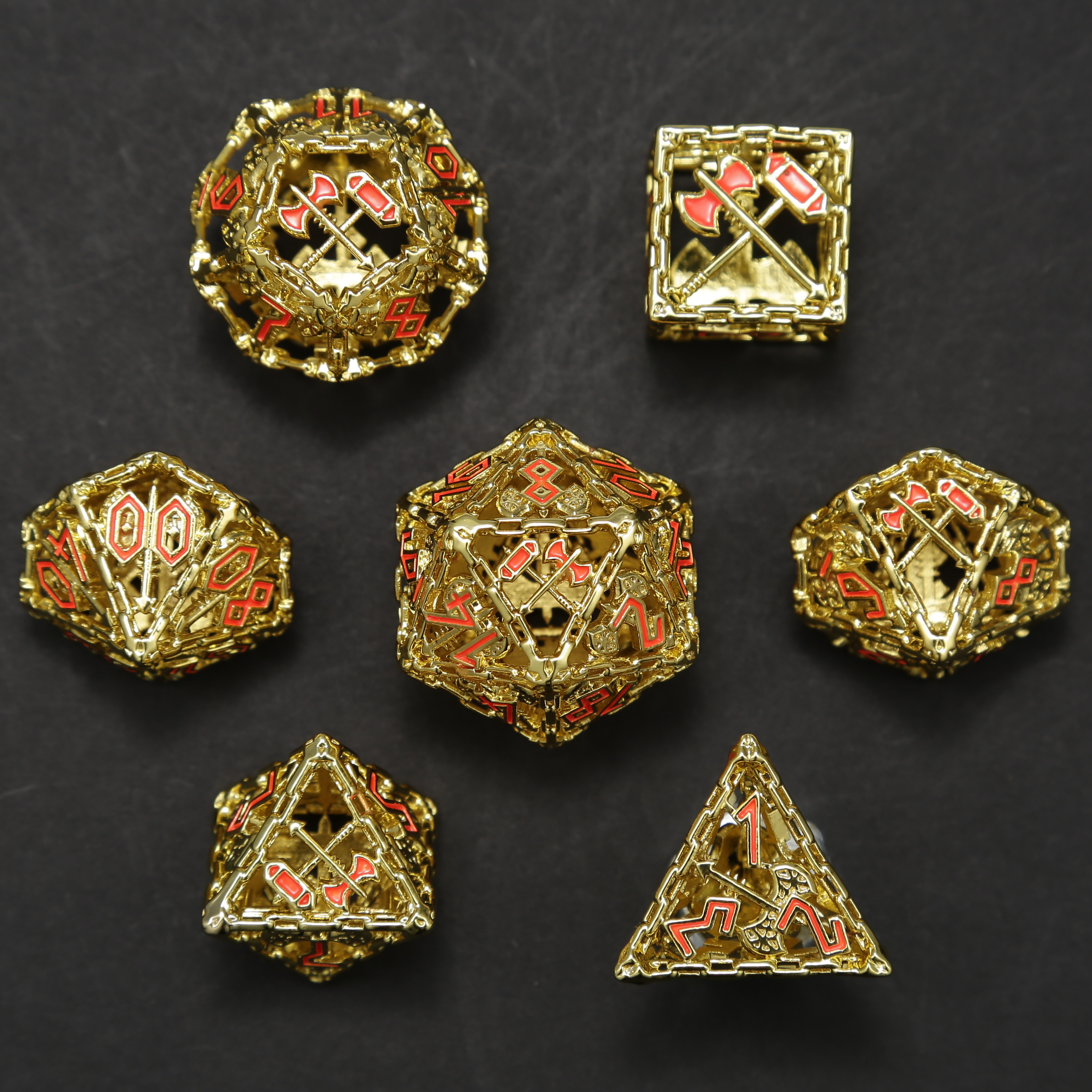 Arsenal Class Dice - Barbarian Cage Dice Set