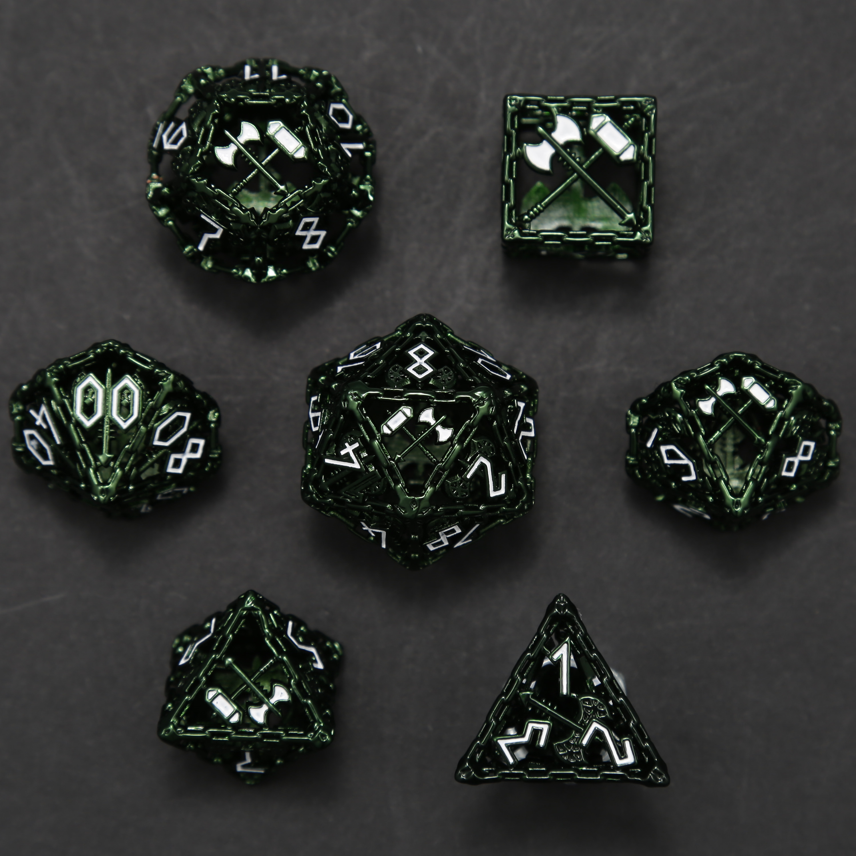Arsenal Class Dice - Barbarian Cage Dice Set