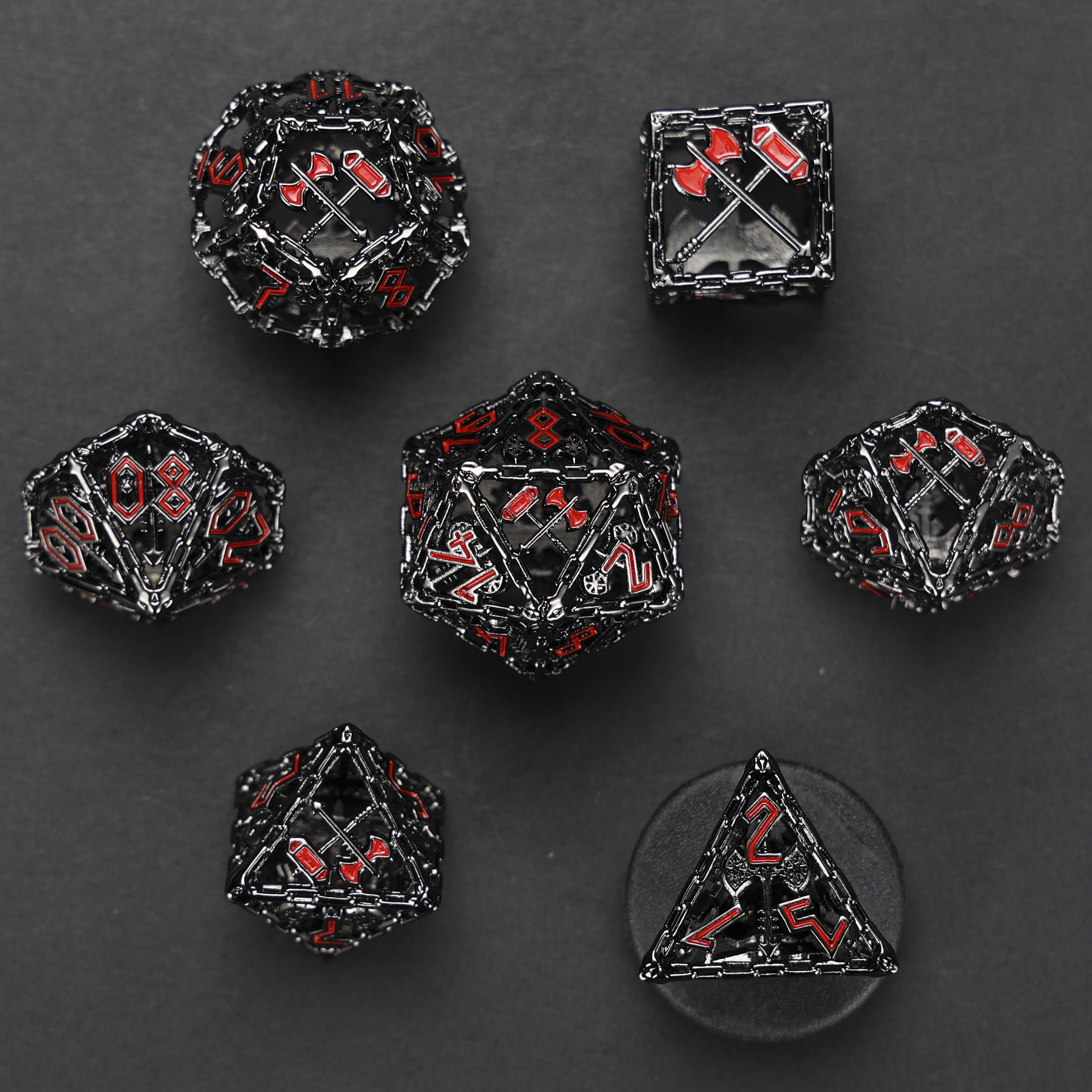 Arsenal Class Dice - Barbarian Cage Dice Set