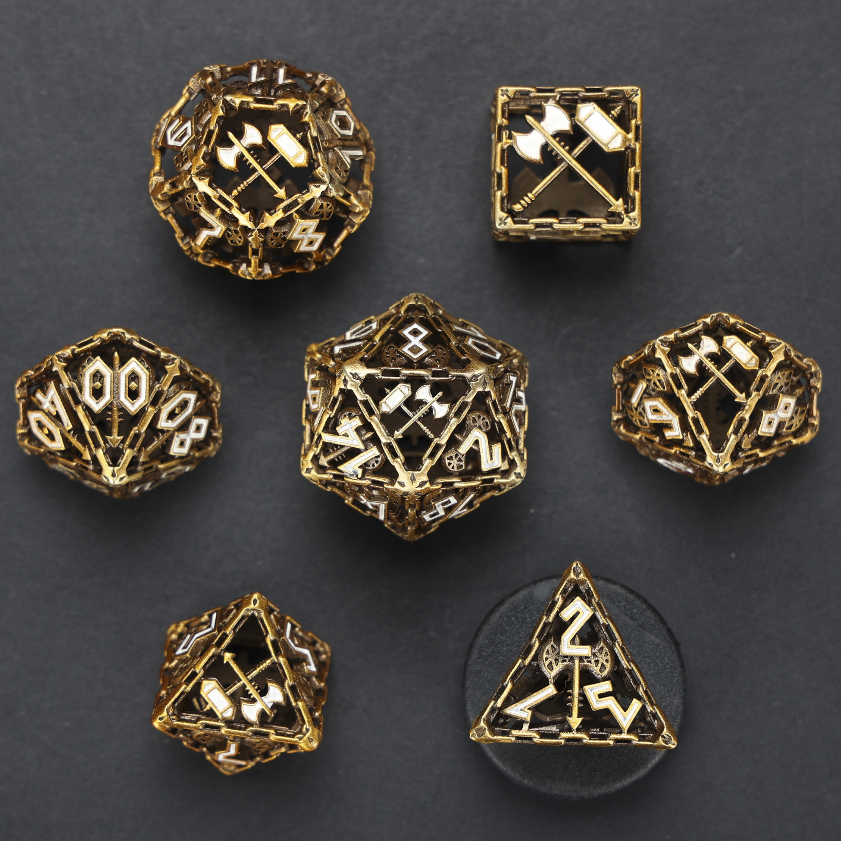 Arsenal Class Dice - Barbarian Cage Dice Set