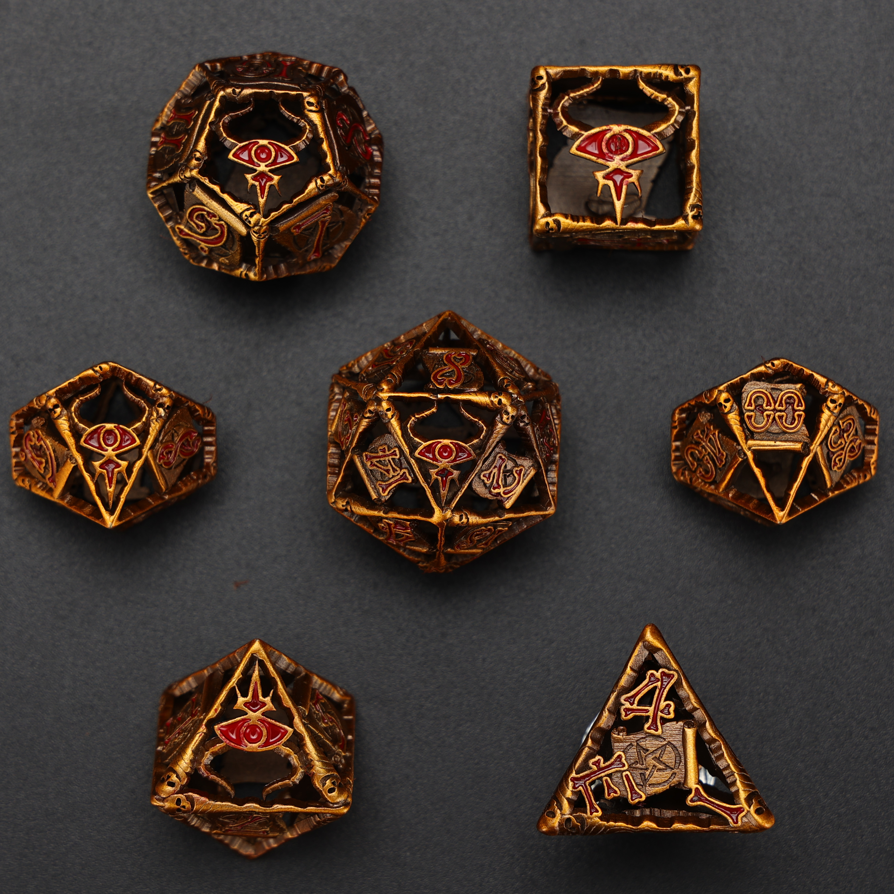 Arsenal Class Dice - Warlock Cage Dice Set