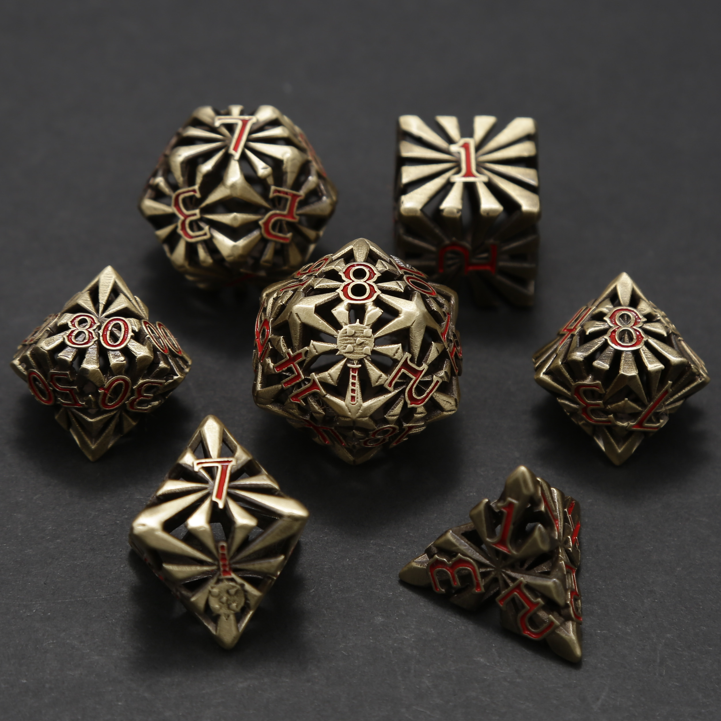 Arsenal Class Dice - Cleric Cage Dice Set