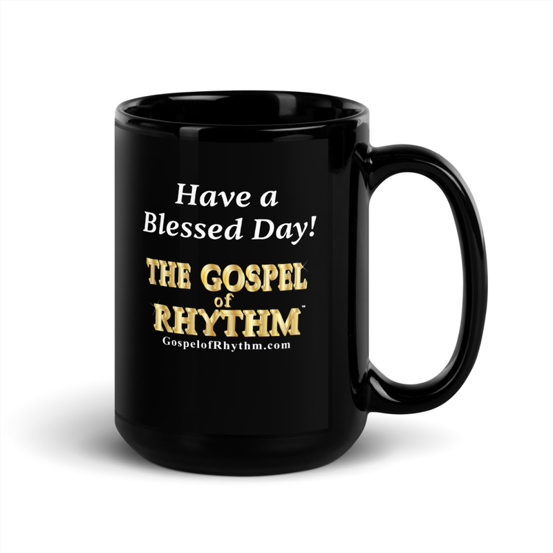 The Gospel of Rhythm Black Mug