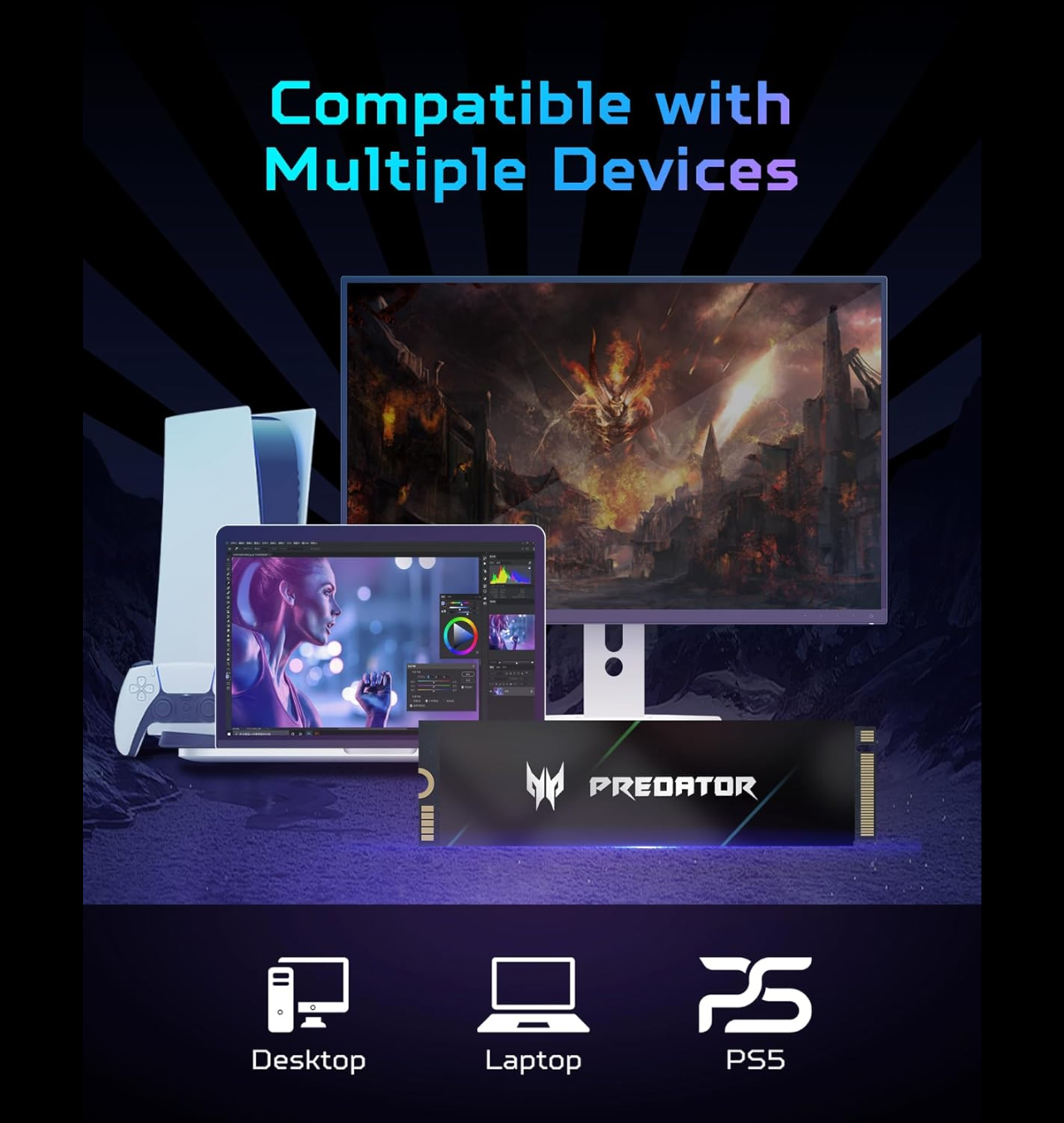 SSD Predator GM7000 NVMe 2TB