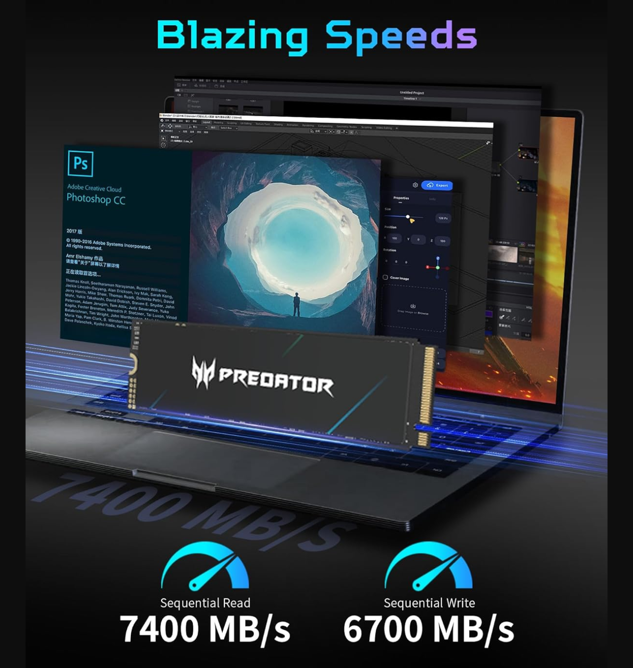 SSD Predator GM7000 NVMe 2TB