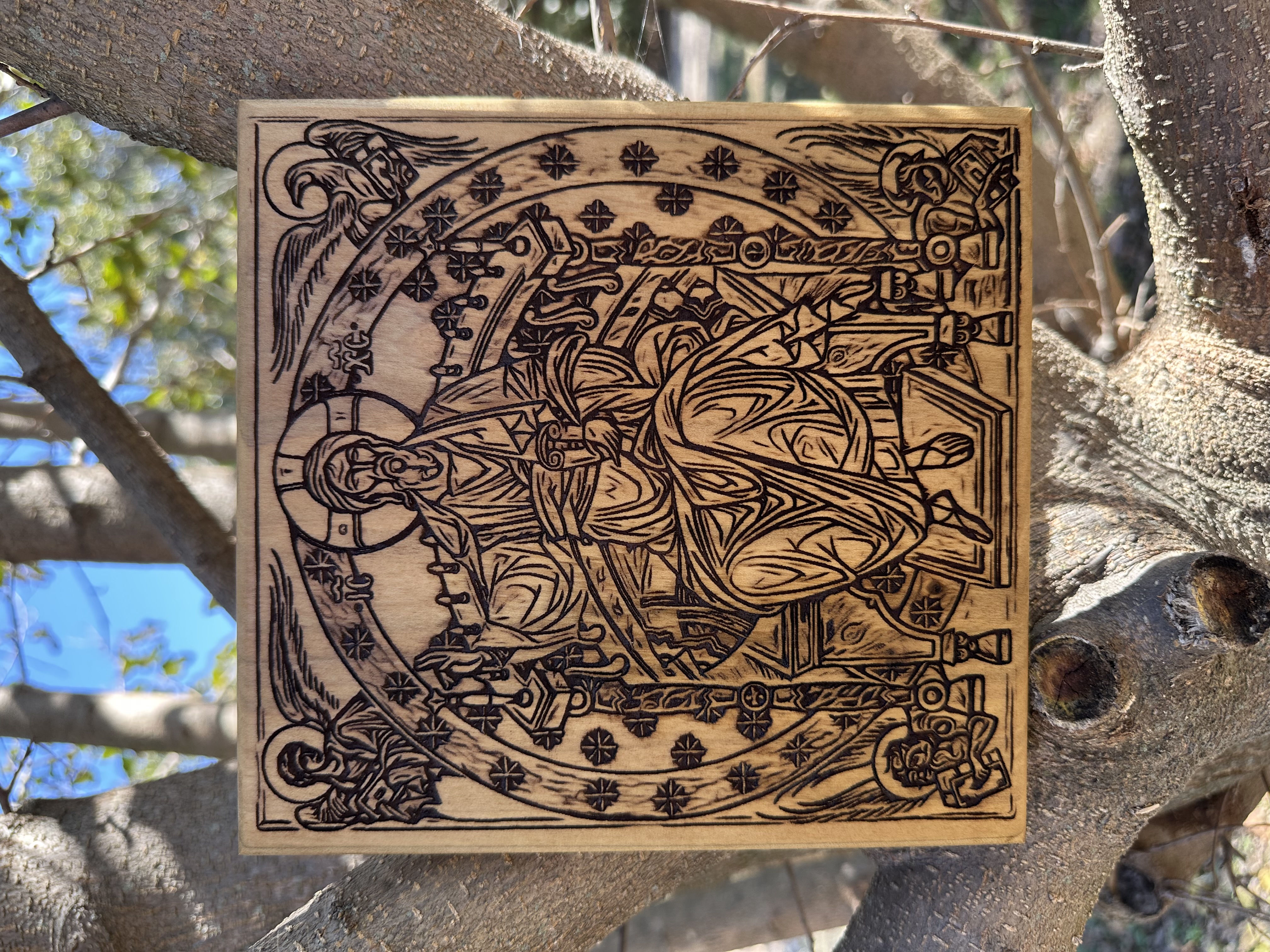 Christ Enthroned with the Four Gospels L #1