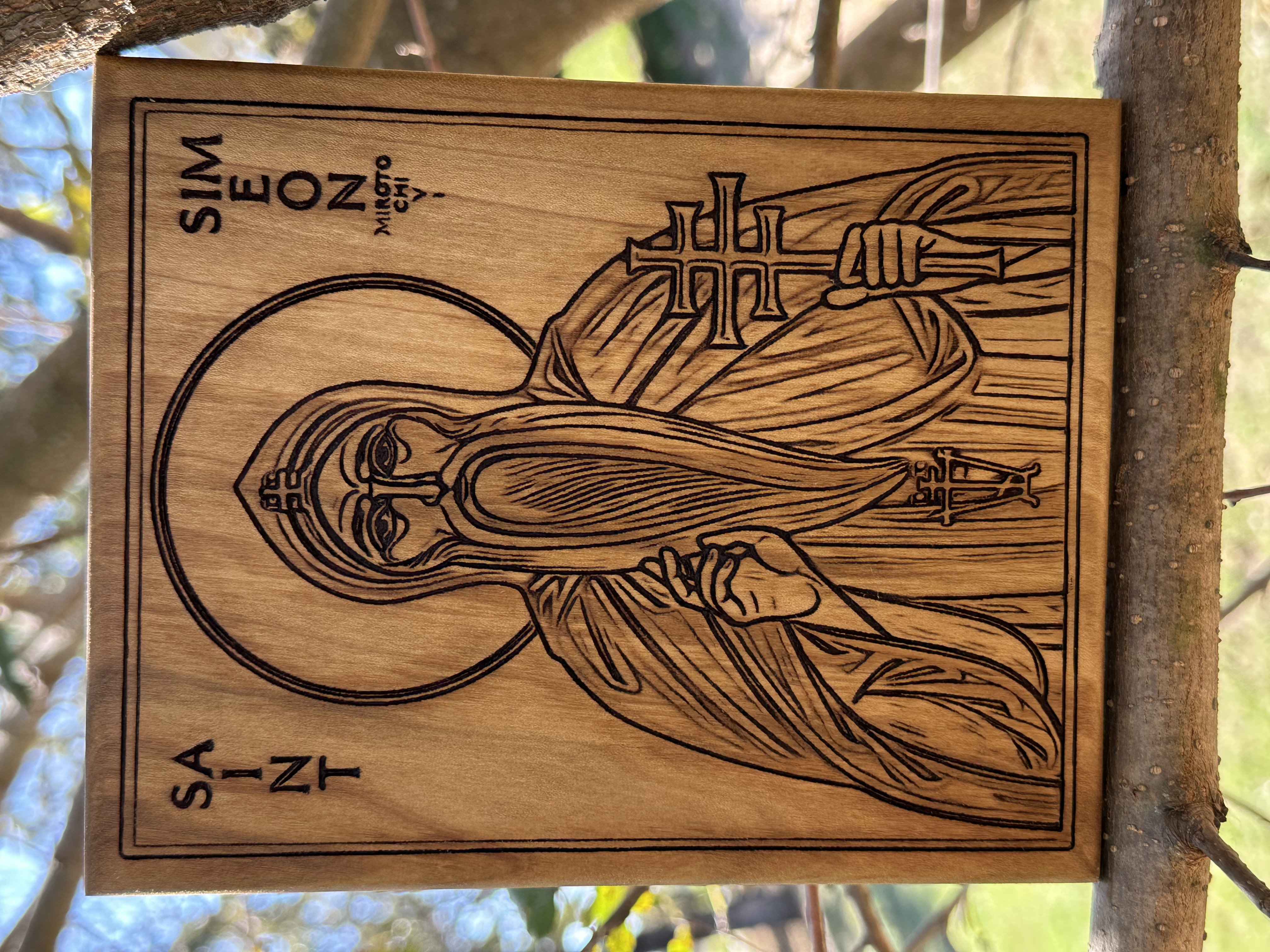 Saint Simeon the Myrrh-Gusher - M