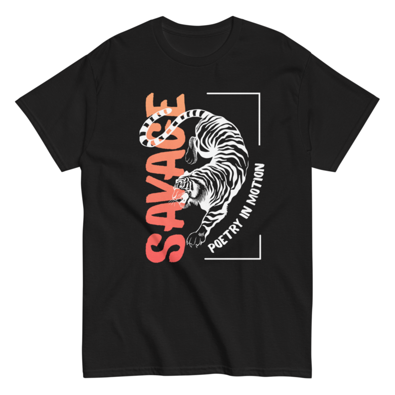 Gildan Savage T-Shirt Bold Graphic Tee Streetwear Unisex Shirt Attitude Shirt Gift for Him Her Confident Quote Top