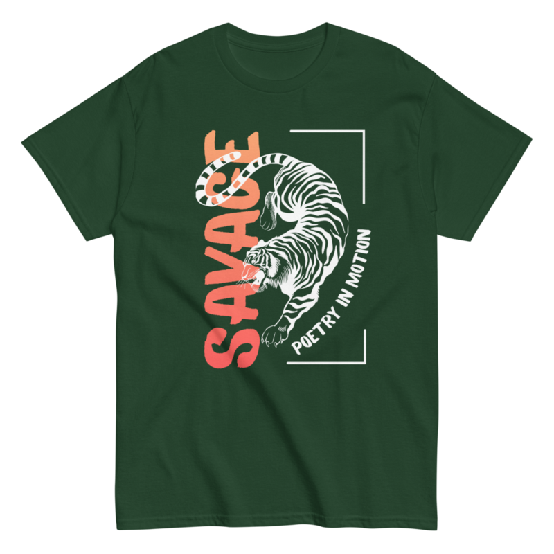 Gildan Savage T-Shirt Bold Graphic Tee Streetwear Unisex Shirt Attitude Shirt Gift for Him Her Confident Quote Top