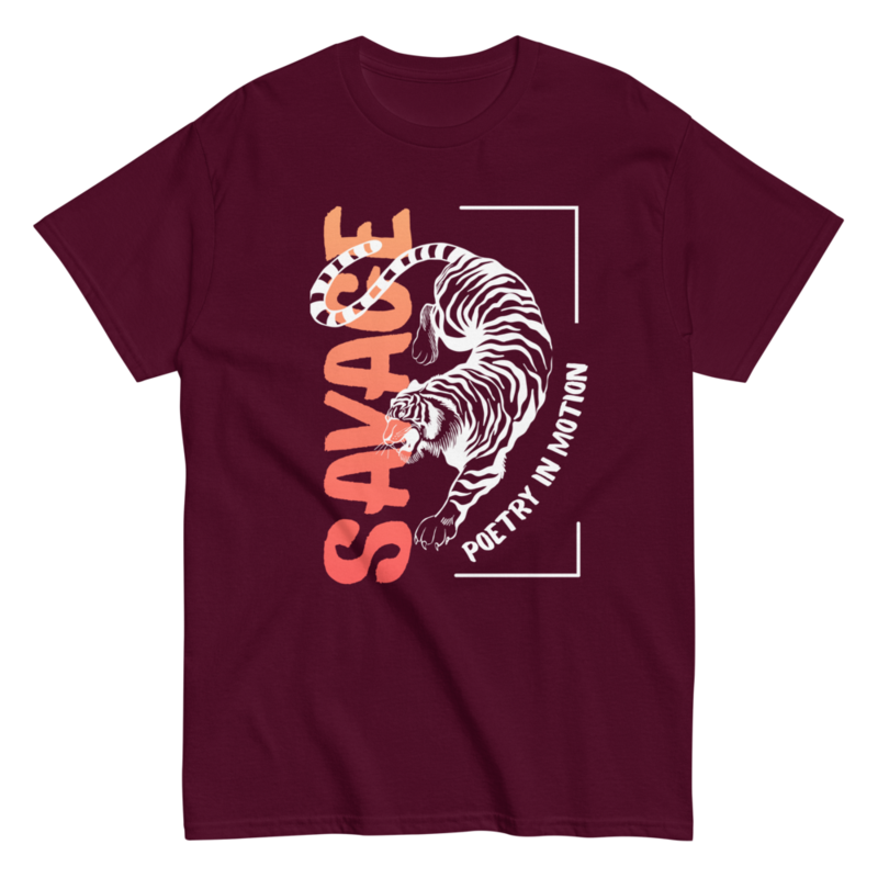 Gildan Savage T-Shirt Bold Graphic Tee Streetwear Unisex Shirt Attitude Shirt Gift for Him Her Confident Quote Top