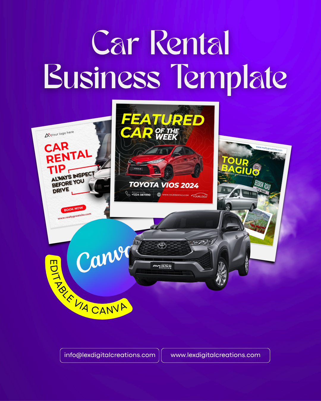 9 Templates for Car Rental Business