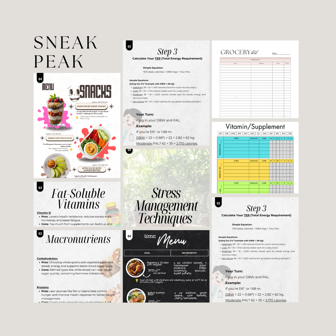PCOS Lifestyle guide and Weight Loss Journey