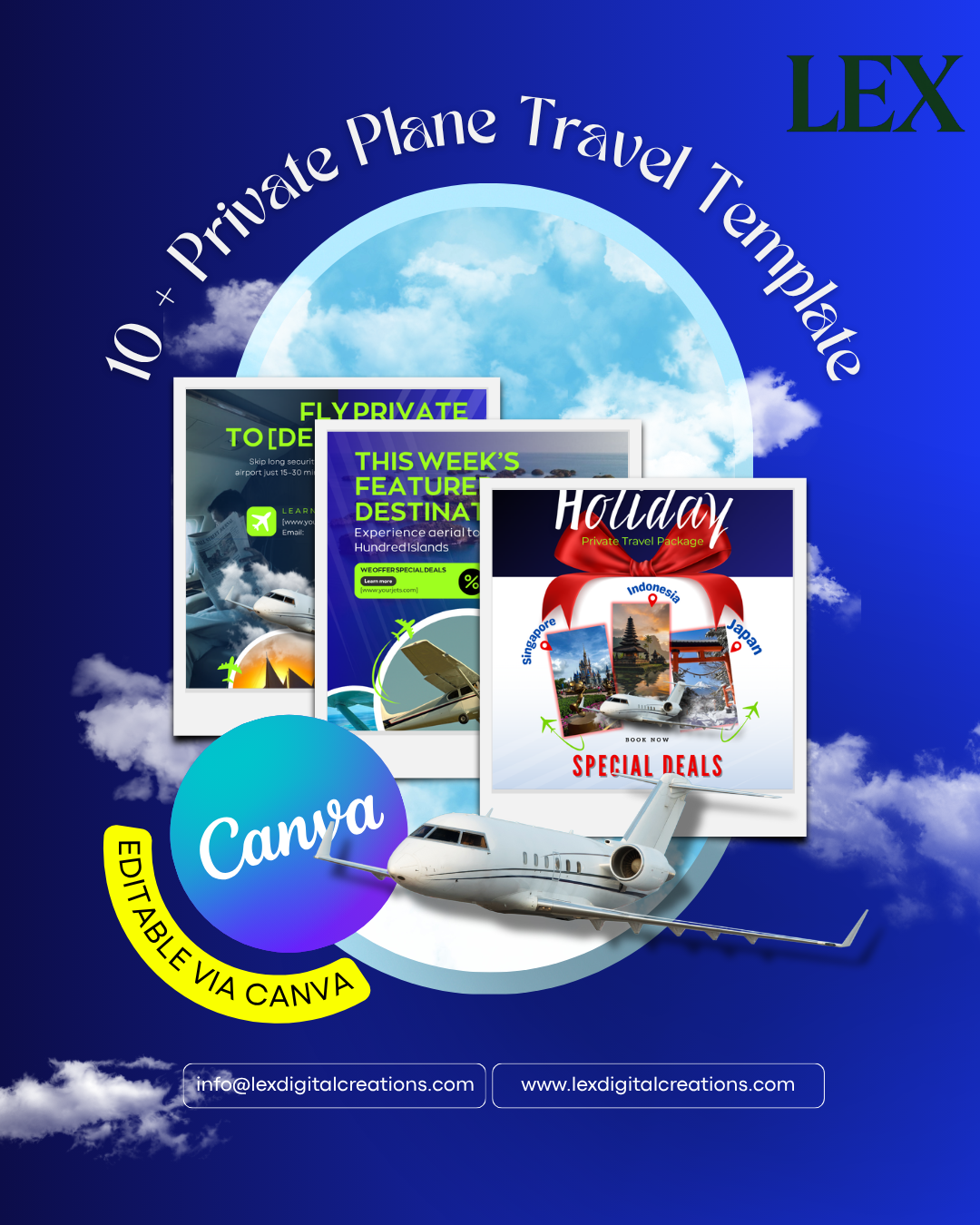 10 Templates for Private Plane Travel