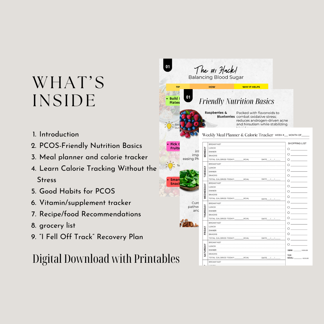 PCOS Lifestyle guide and Weight Loss Journey