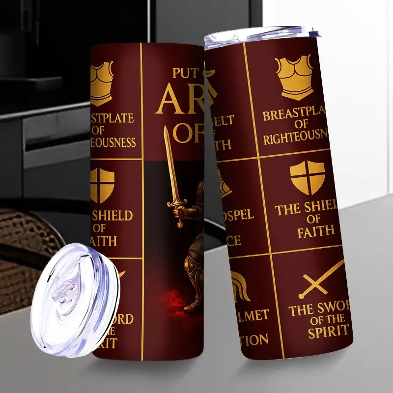 20oz Armor of God Insulated Tumbler