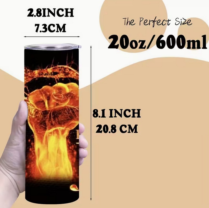 20 oz. There is Power in the Name of Jesus Insulated Tumbler