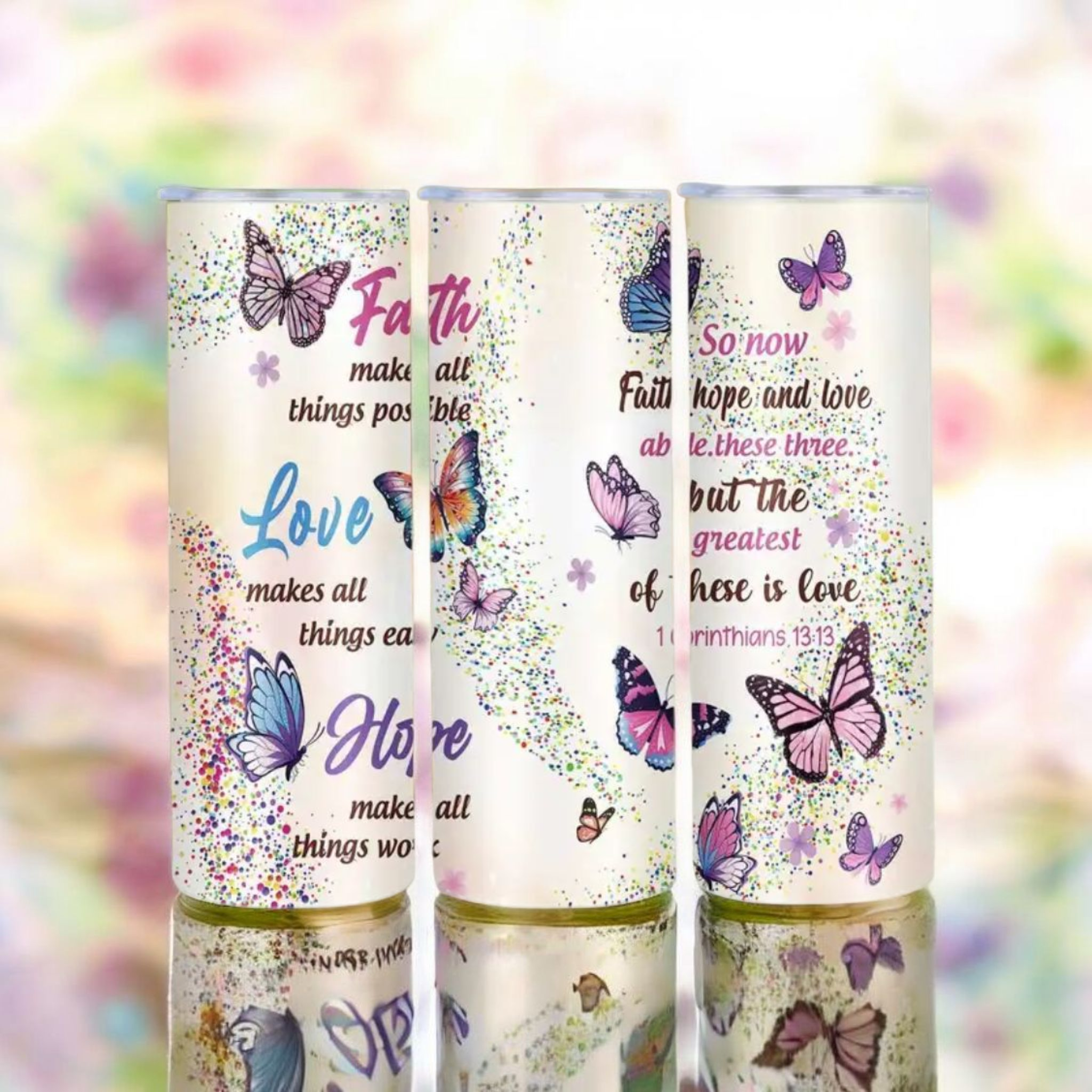 20 oz. Faith, Hope & Love Insulated Tumblers