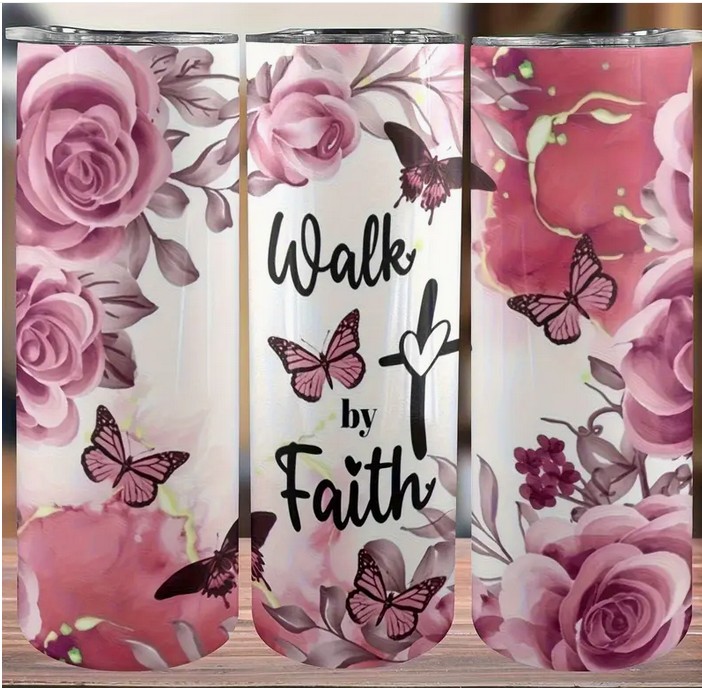 20oz Walk By Faith Tumbler