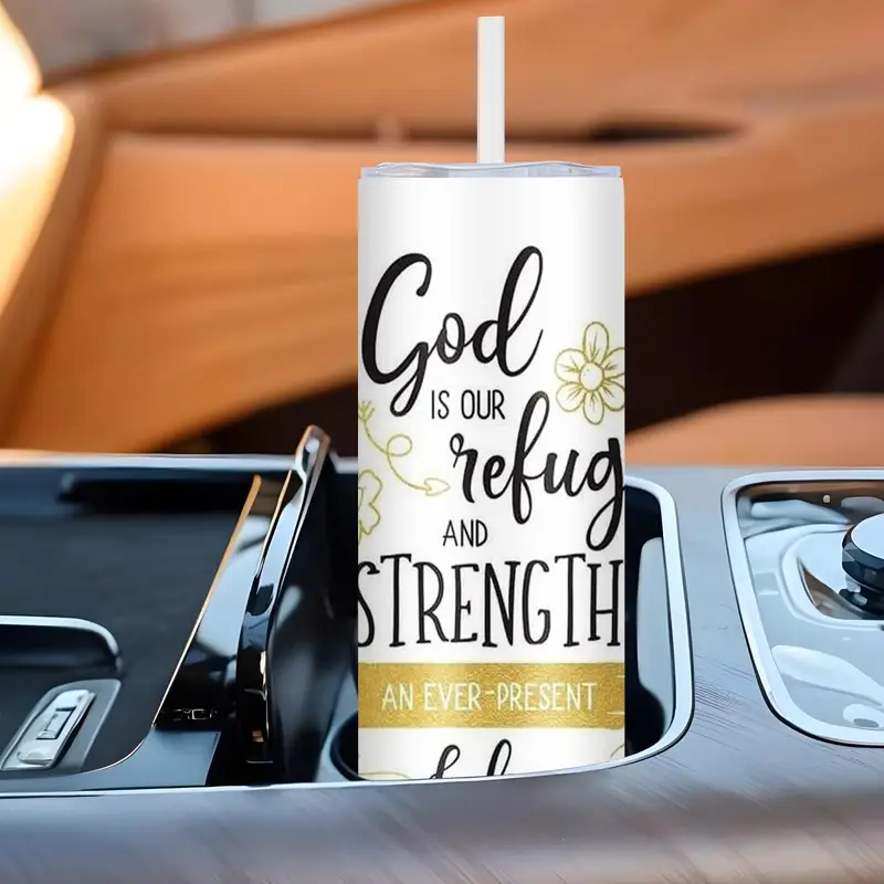 20oz God is Our Refuge and Strength Tumbler