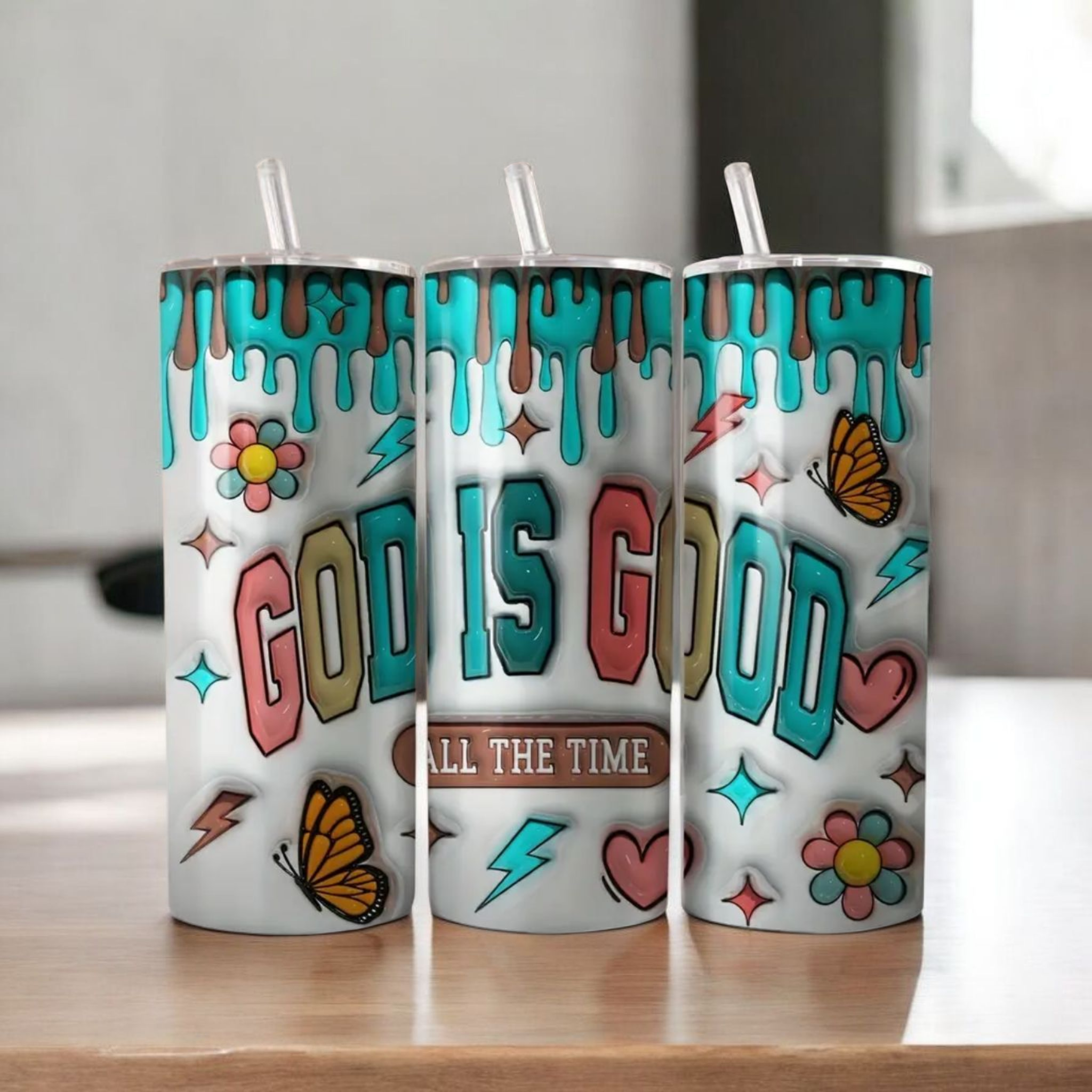 20 oz. God Is Good Stainless Steel Insulated Tumblers