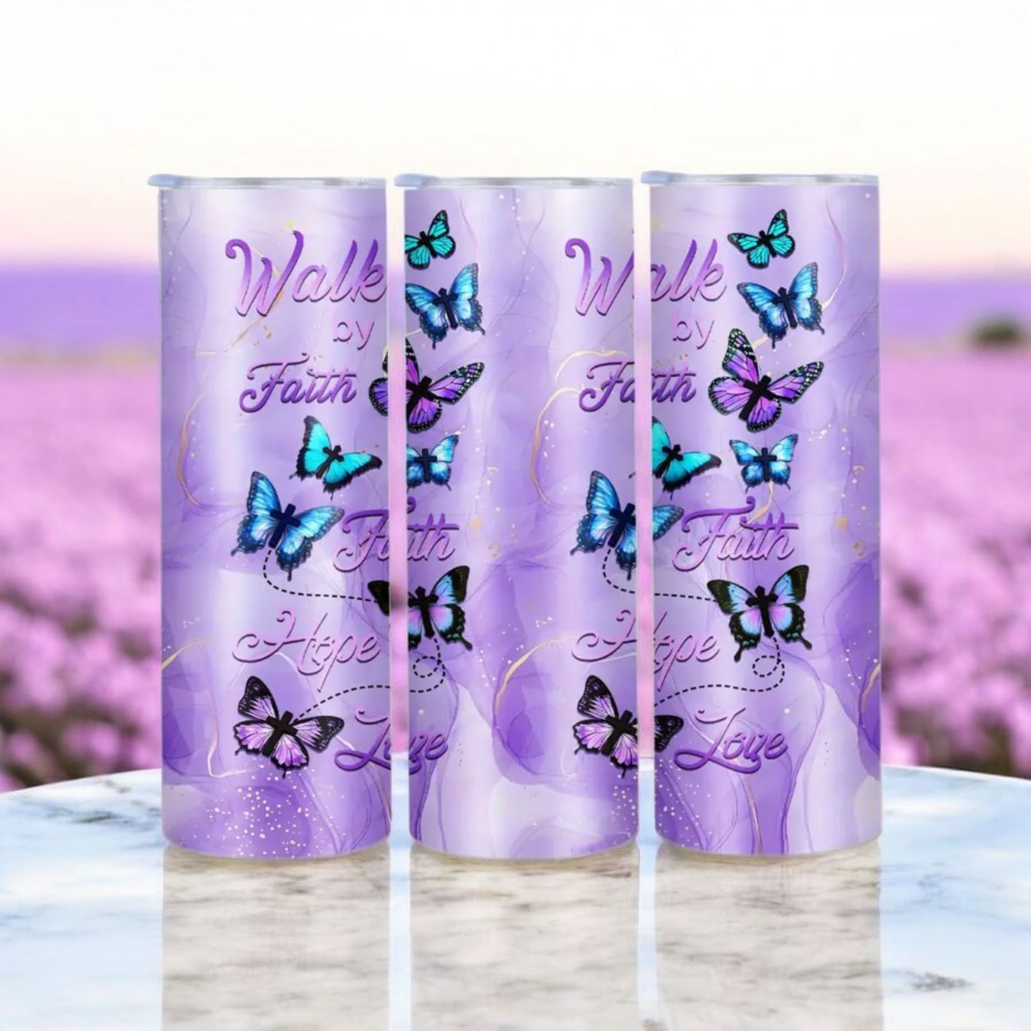 20 oz. Faith, Hope & Love Insulated Tumblers