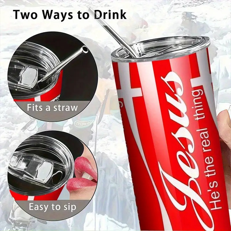 20oz Soda Inspired Inspirational Insulated Tumbler