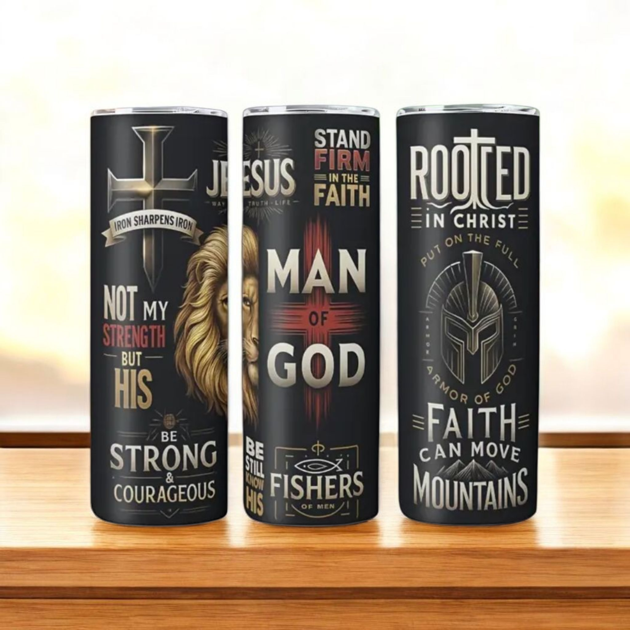 20oz Man of God Stainless Steel Insulated Tumblers