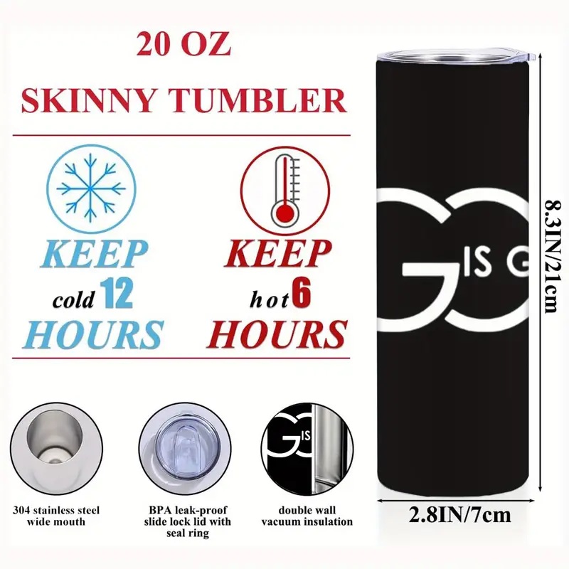 20 oz. God Is Good Stainless Steel Insulated Tumblers