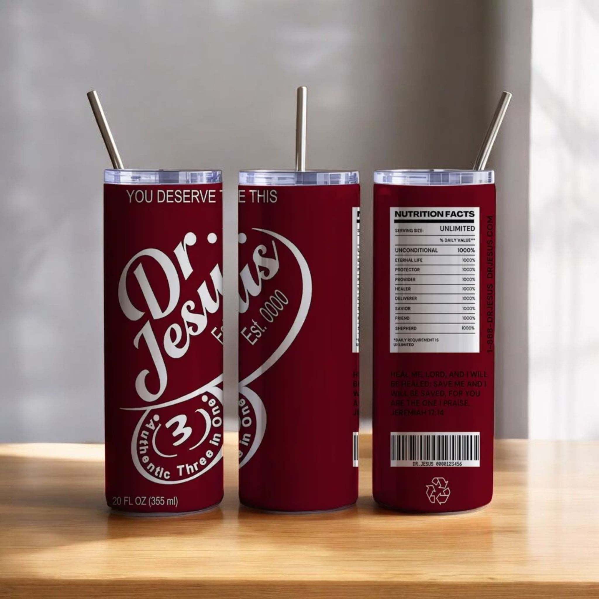 20oz Soda Inspired Inspirational Insulated Tumbler