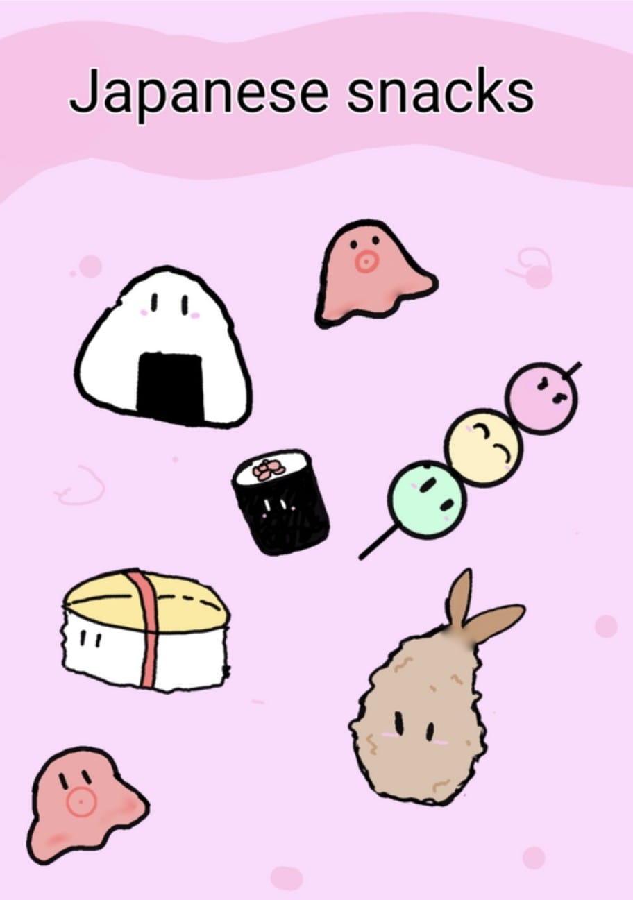 Japanese Snacks Sticker Sheets